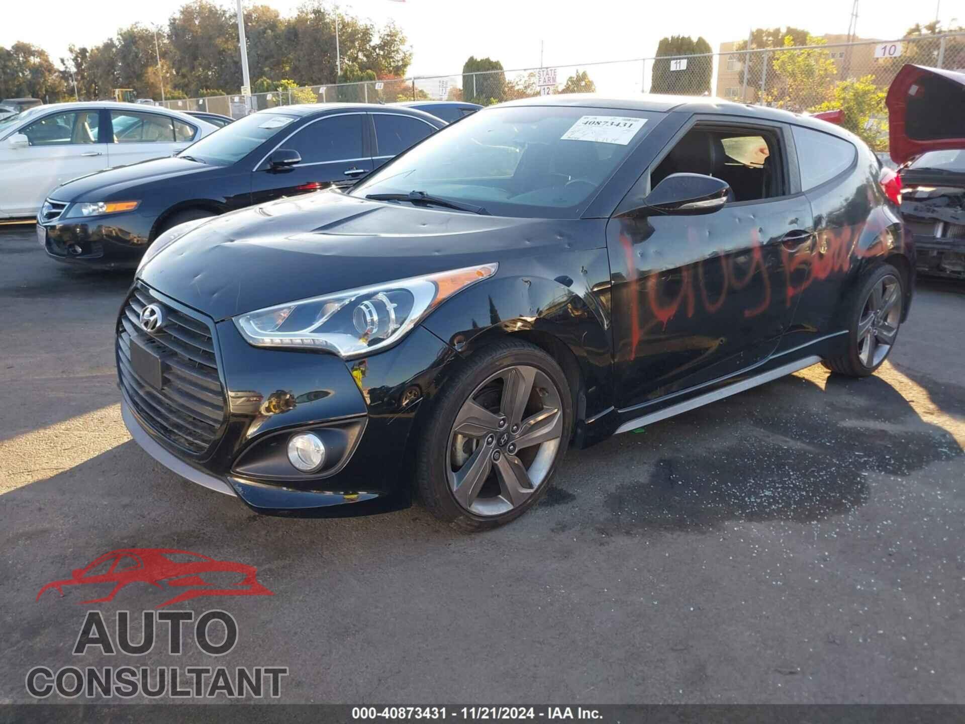 HYUNDAI VELOSTER 2015 - KMHTC6AE6FU231824