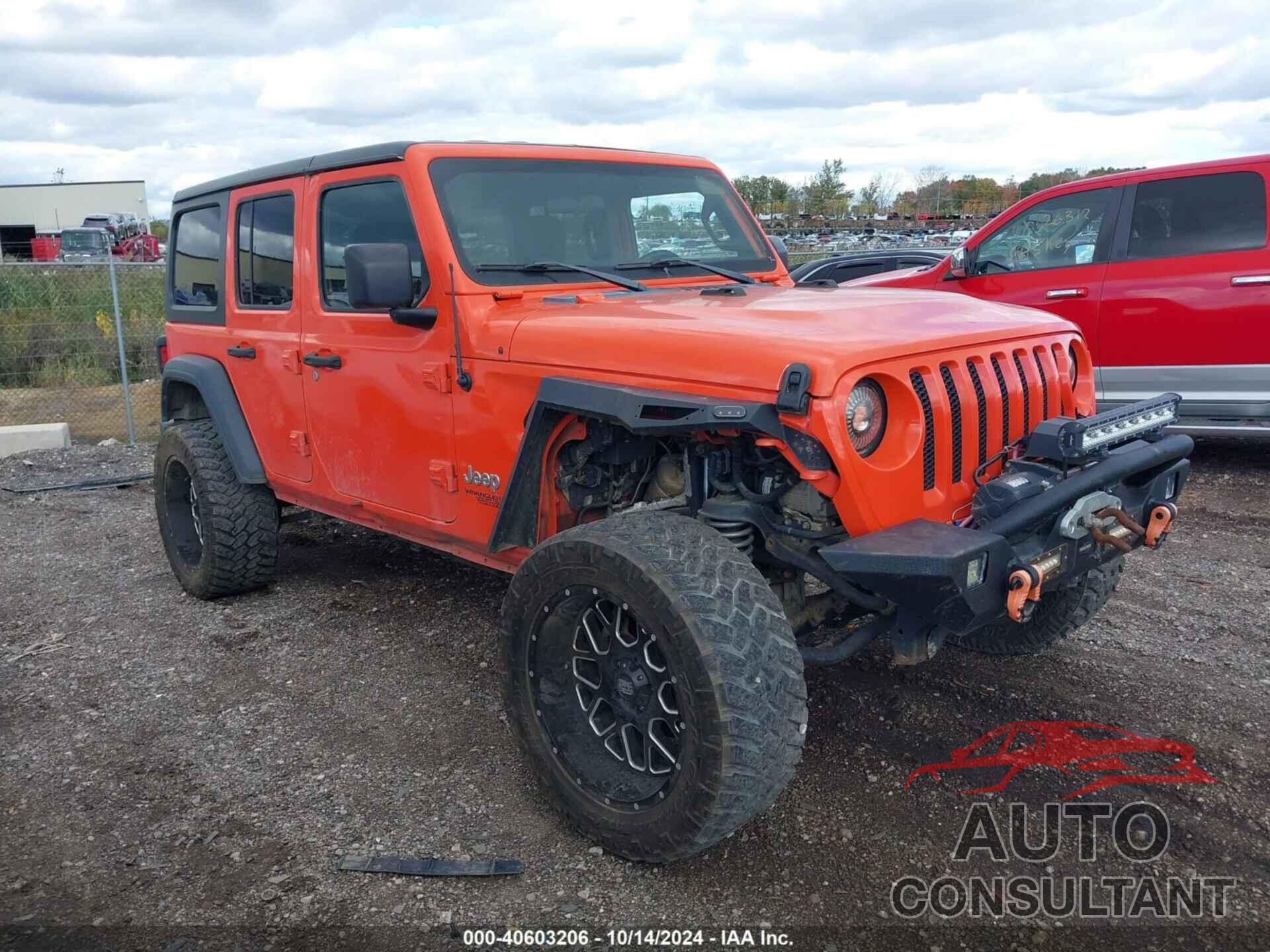 JEEP WRANGLER UNLIMITED 2018 - 1C4HJXDG3JW269060