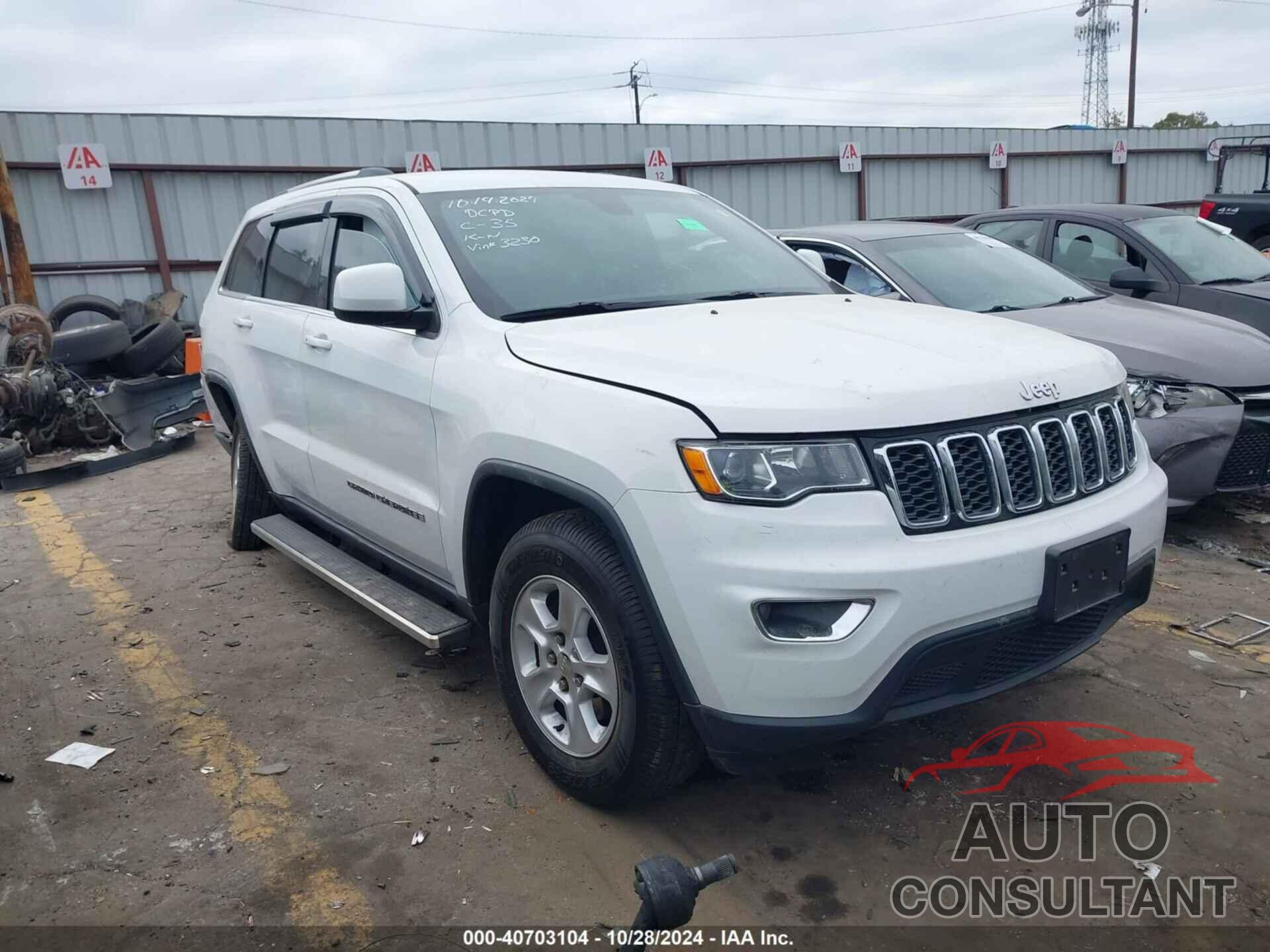 JEEP GRAND CHEROKEE 2017 - 1C4RJFAG6HC633230