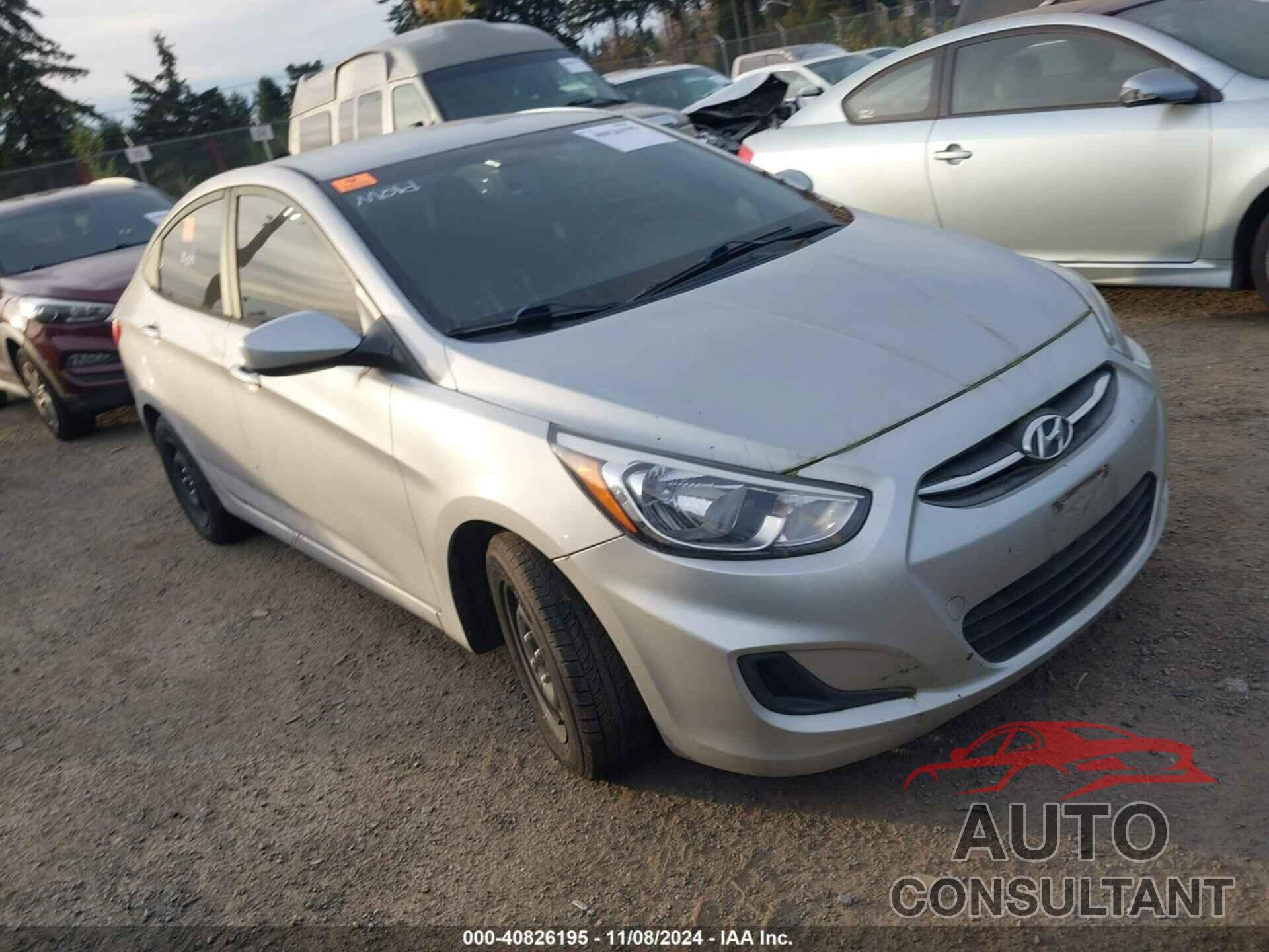 HYUNDAI ACCENT 2017 - KMHCT4AE7HU169650