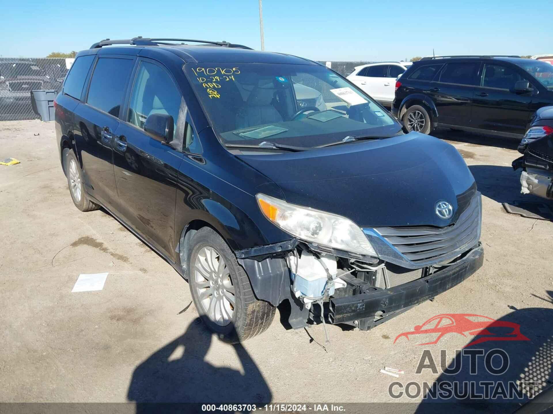 TOYOTA SIENNA 2011 - 5TDYK3DC7BS116511