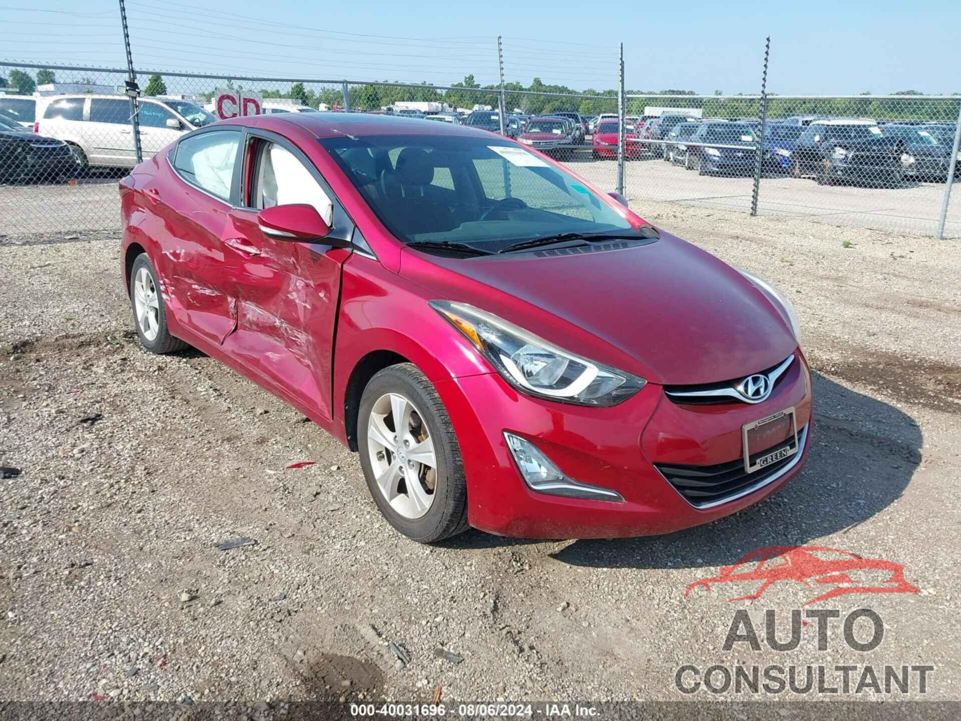 HYUNDAI ELANTRA 2016 - 5NPDH4AE2GH746765