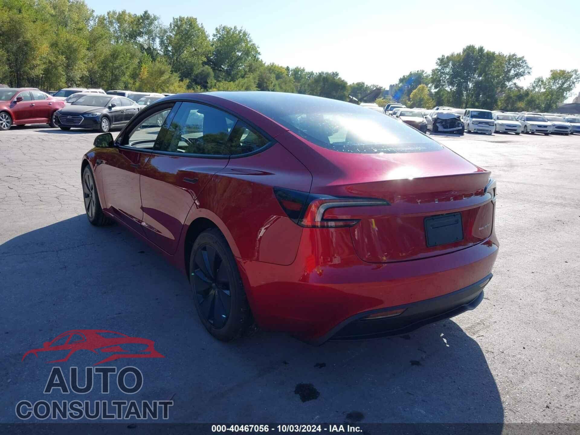 TESLA MODEL 3 2024 - 5YJ3E1EB7RF823800
