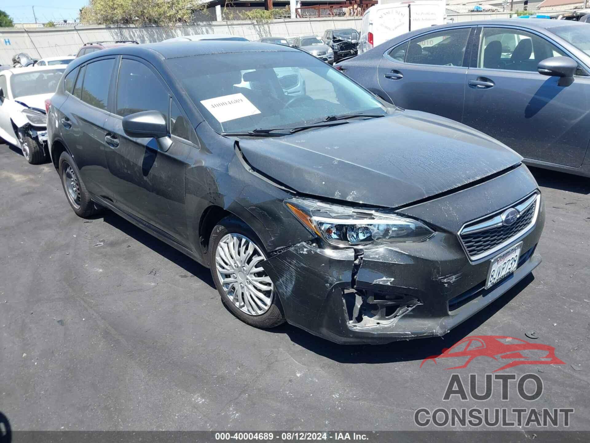 SUBARU IMPREZA 2019 - 4S3GTAA67K1725672