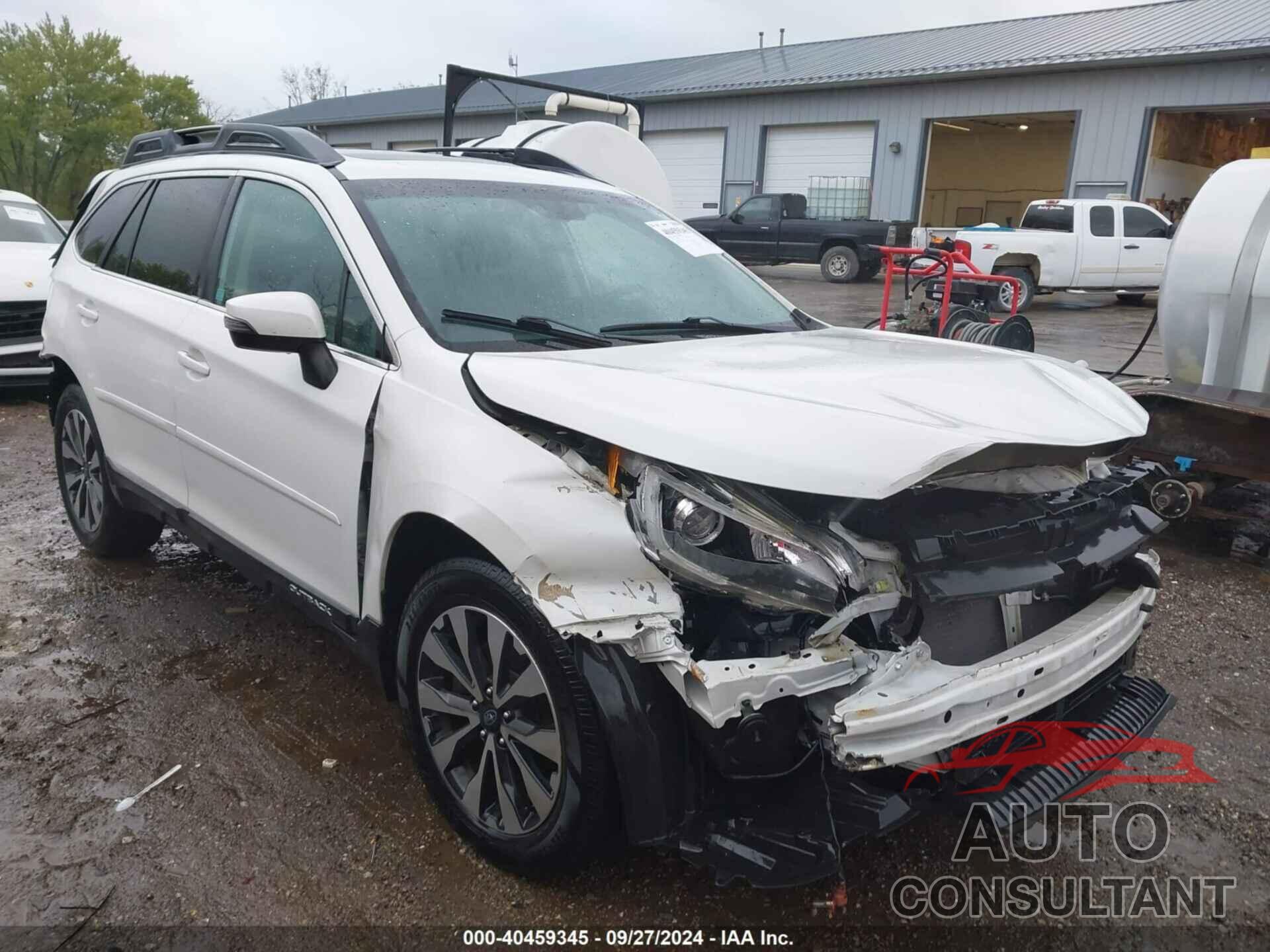 SUBARU OUTBACK 2016 - 4S4BSBNC1G3264768