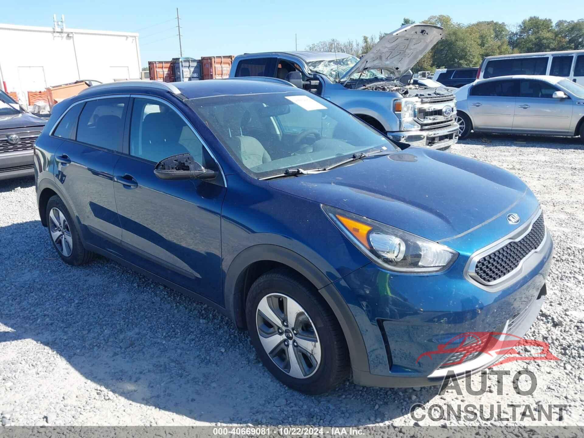 KIA NIRO 2018 - KNDCB3LCXJ5125218