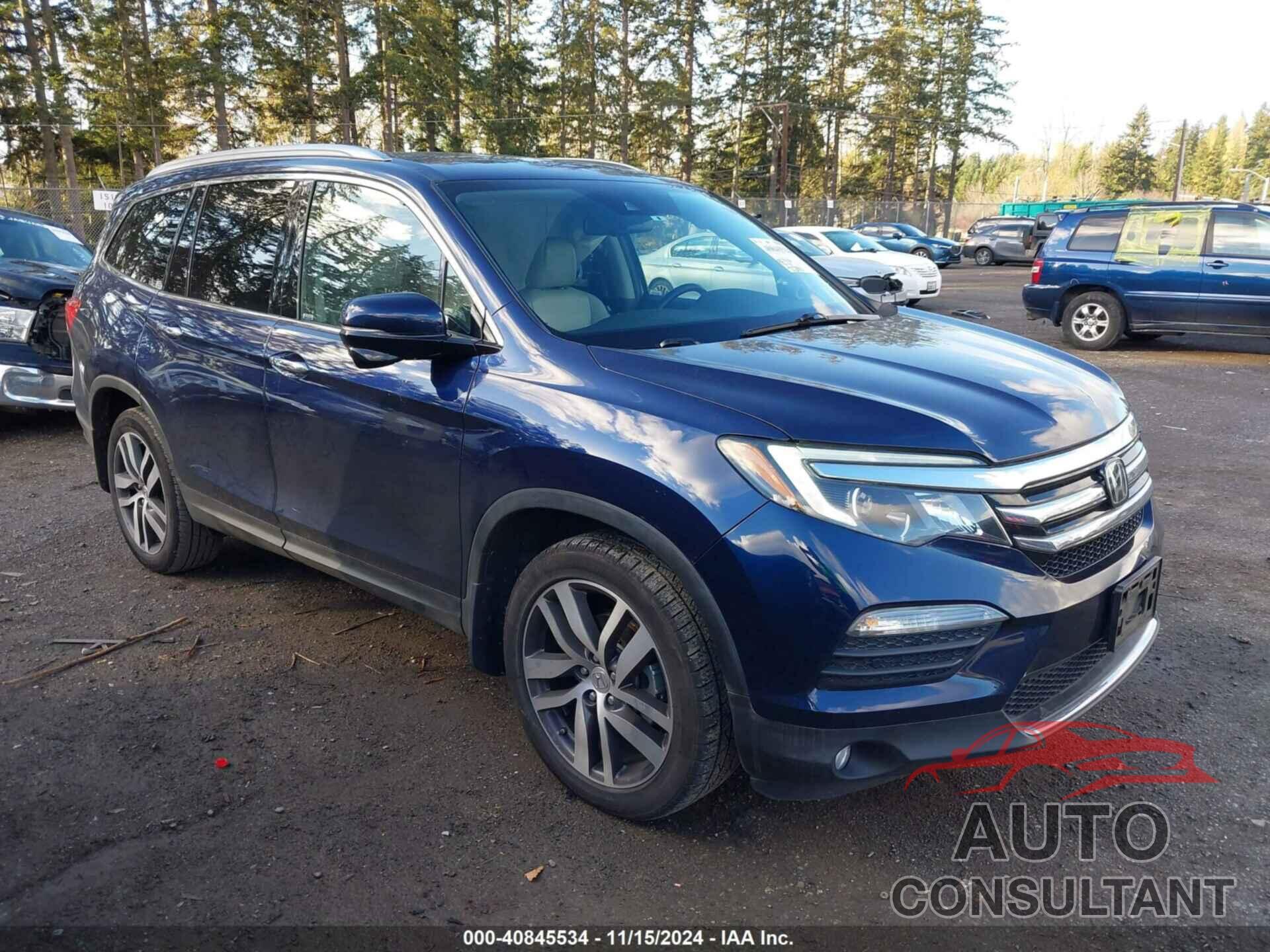 HONDA PILOT 2016 - 5FNYF6H95GB086134