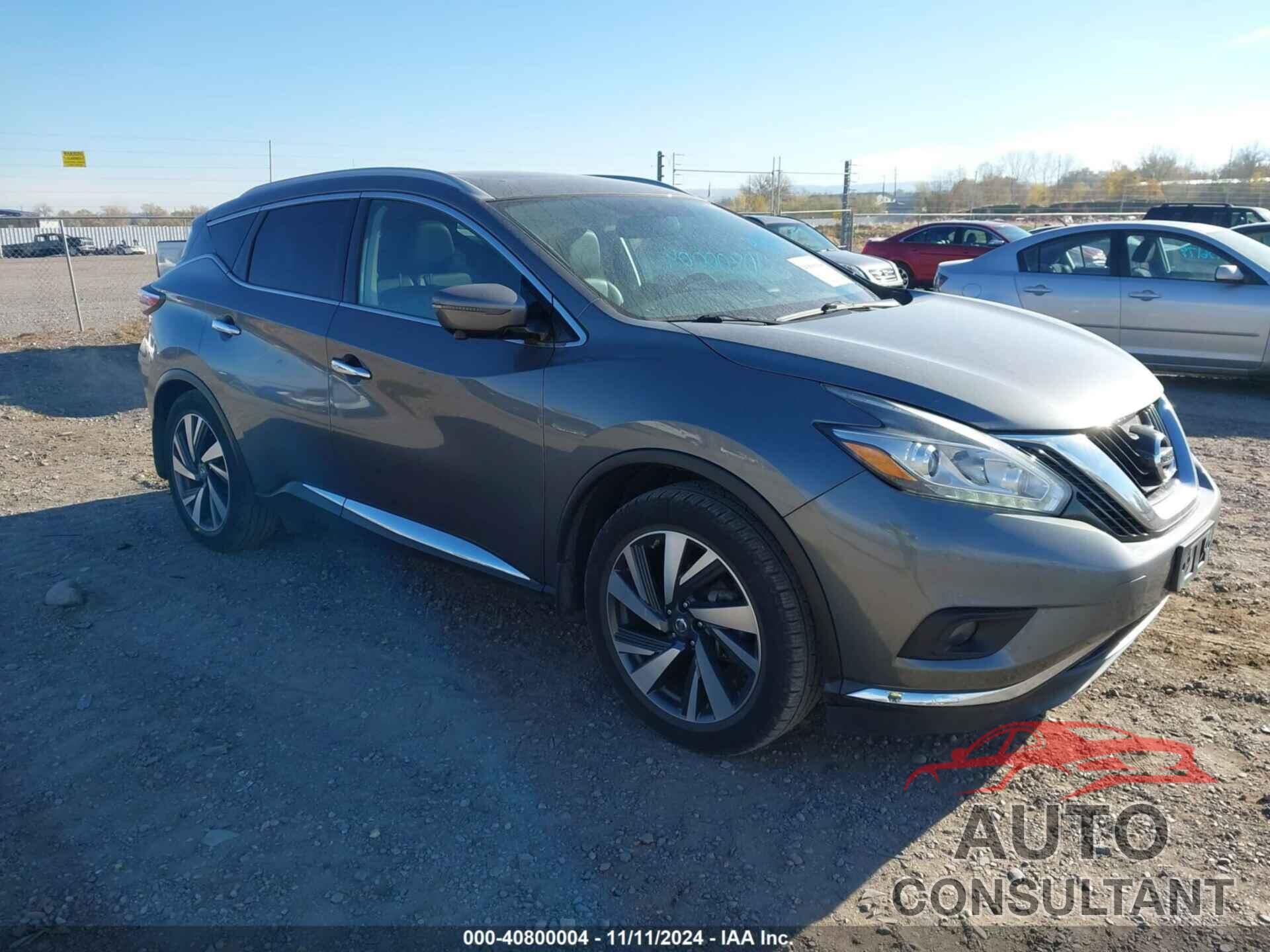 NISSAN MURANO 2018 - 5N1AZ2MH8JN148712