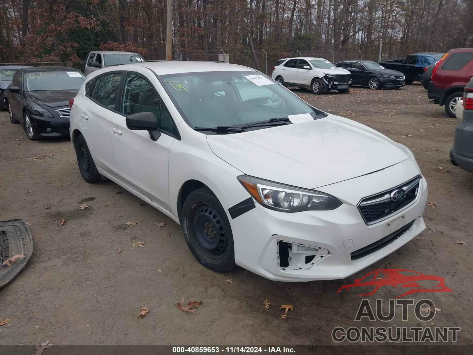 SUBARU IMPREZA 2018 - 4S3GTAA61J1717811