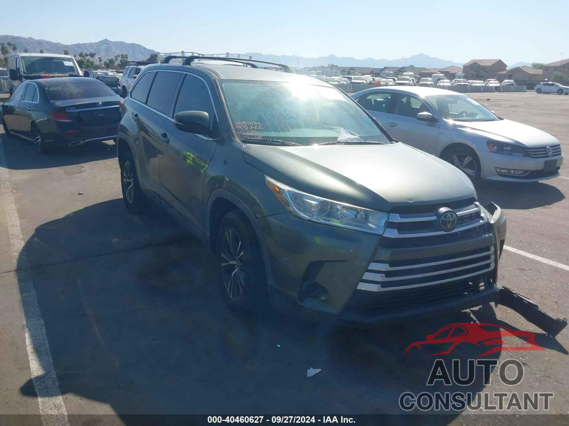 TOYOTA HIGHLANDER 2018 - 5TDZZRFHXJS287408