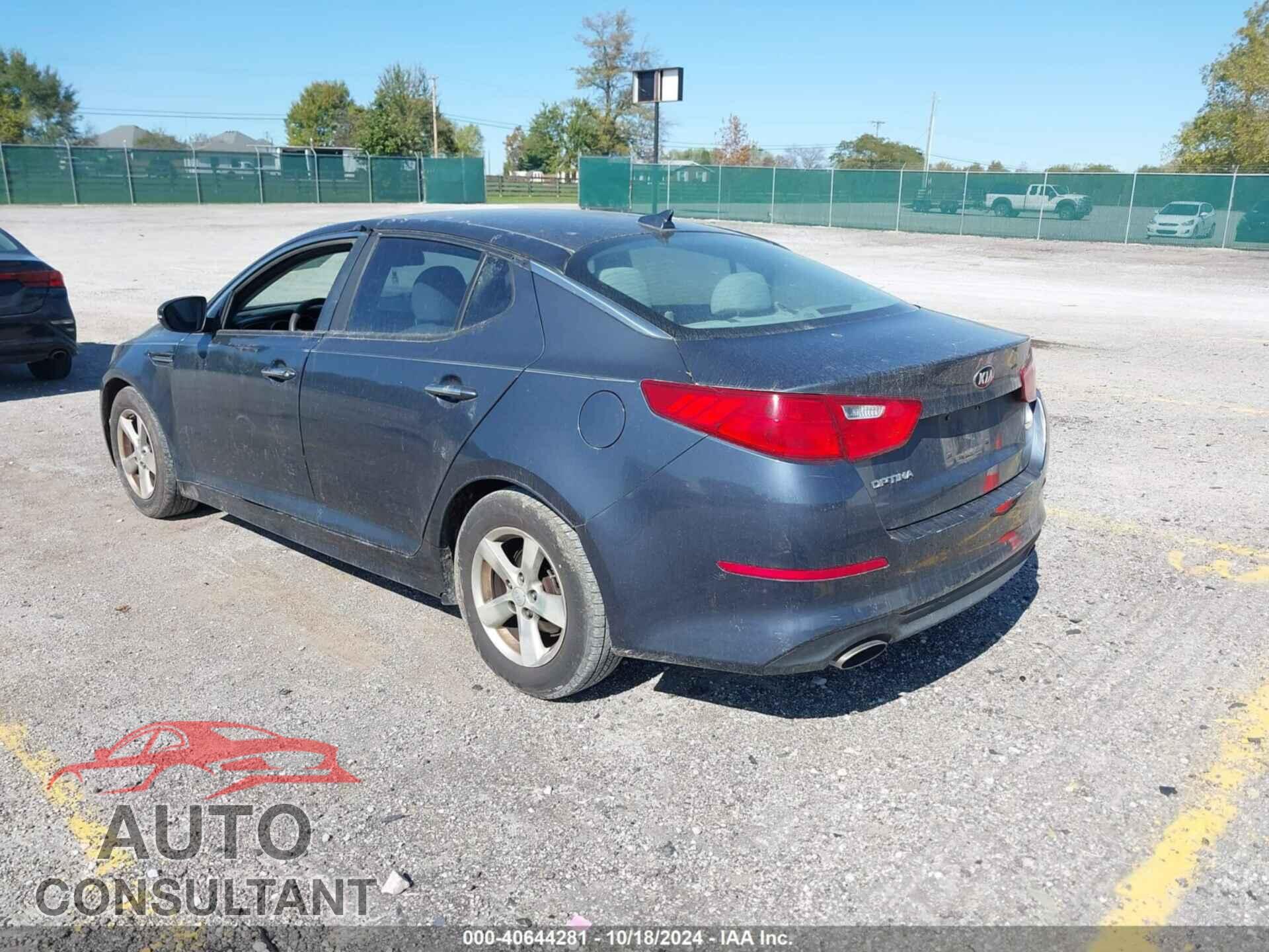 KIA OPTIMA 2015 - KNAGM4A76F5560314