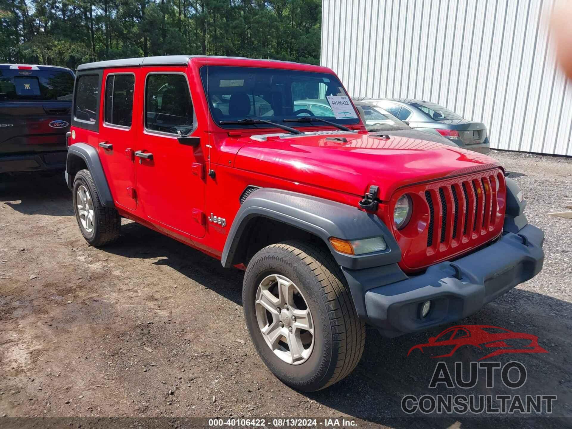 JEEP WRANGLER UNLIMITED 2020 - 1C4HJXDN6LW269670
