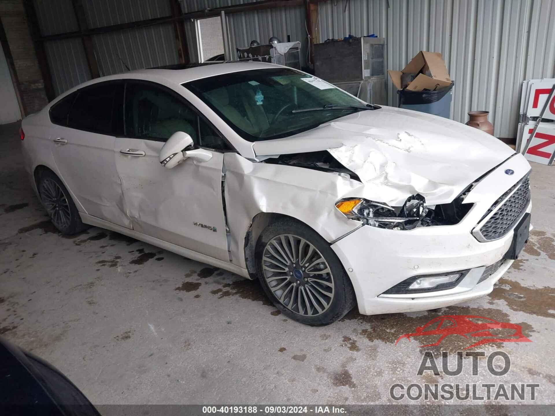 FORD FUSION HYBRID 2017 - 3FA6P0RU3HR208578