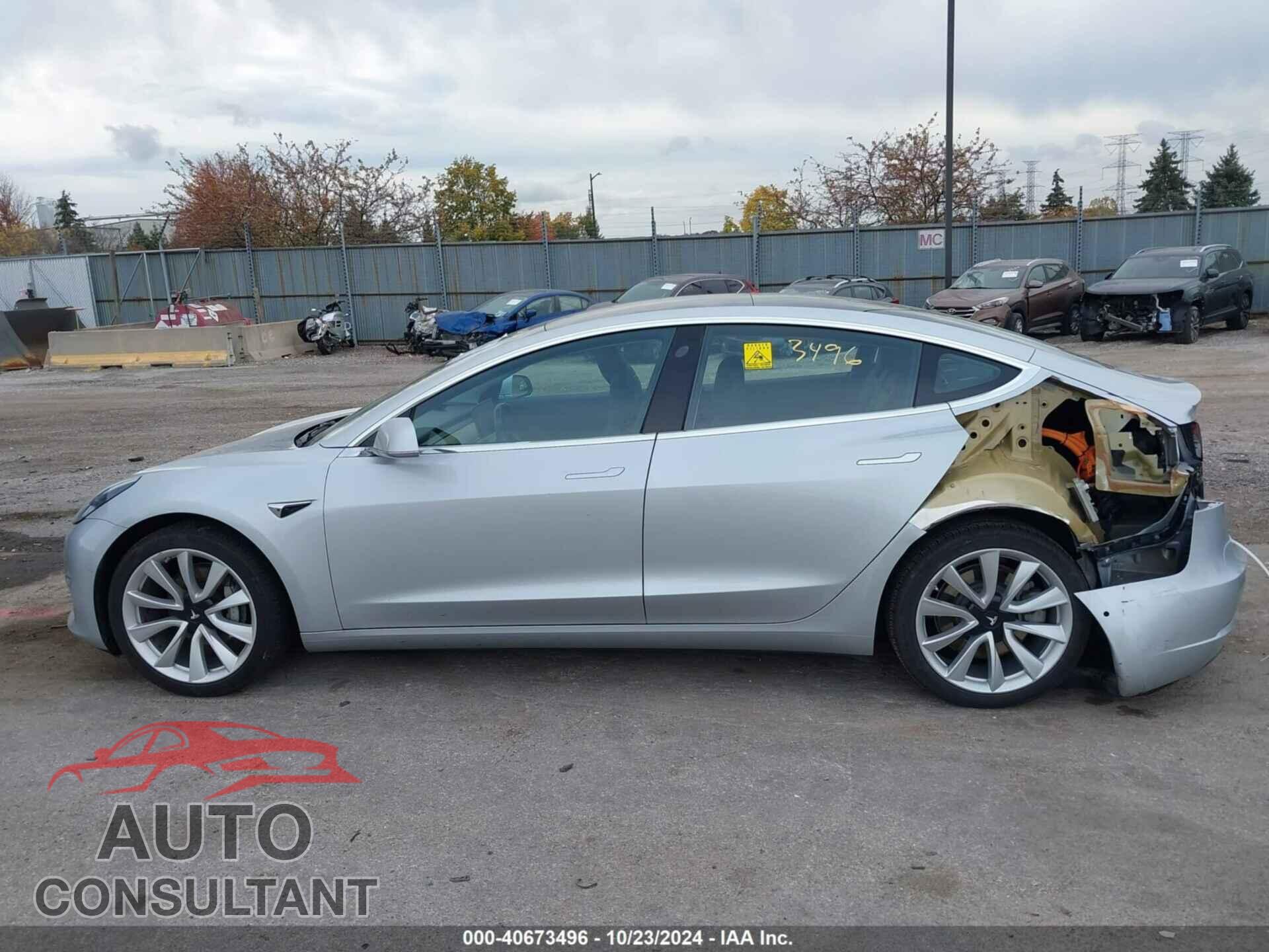 TESLA MODEL 3 2018 - 5YJ3E1EB0JF087500