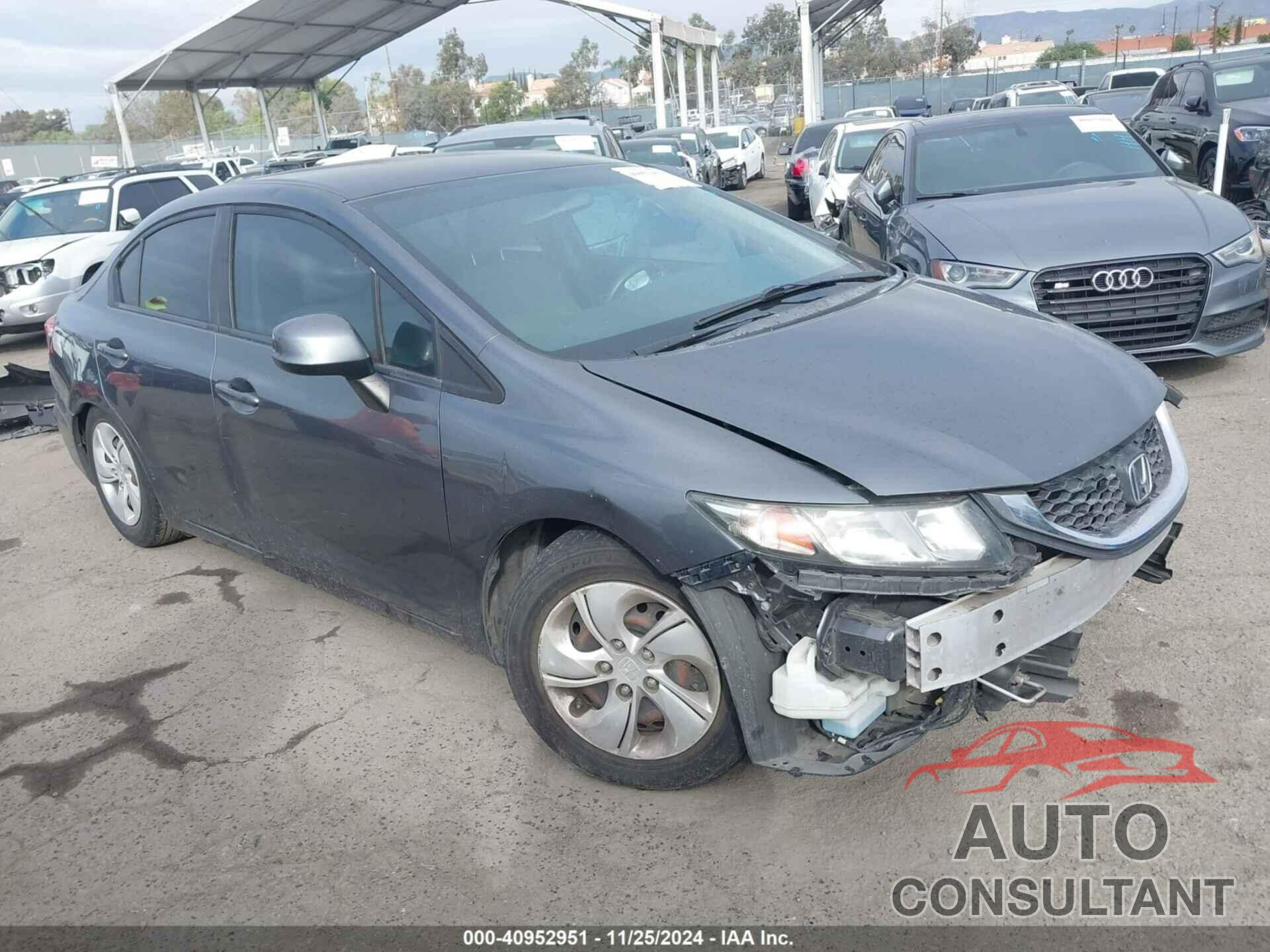 HONDA CIVIC 2013 - 19XFB2F5XDE278355