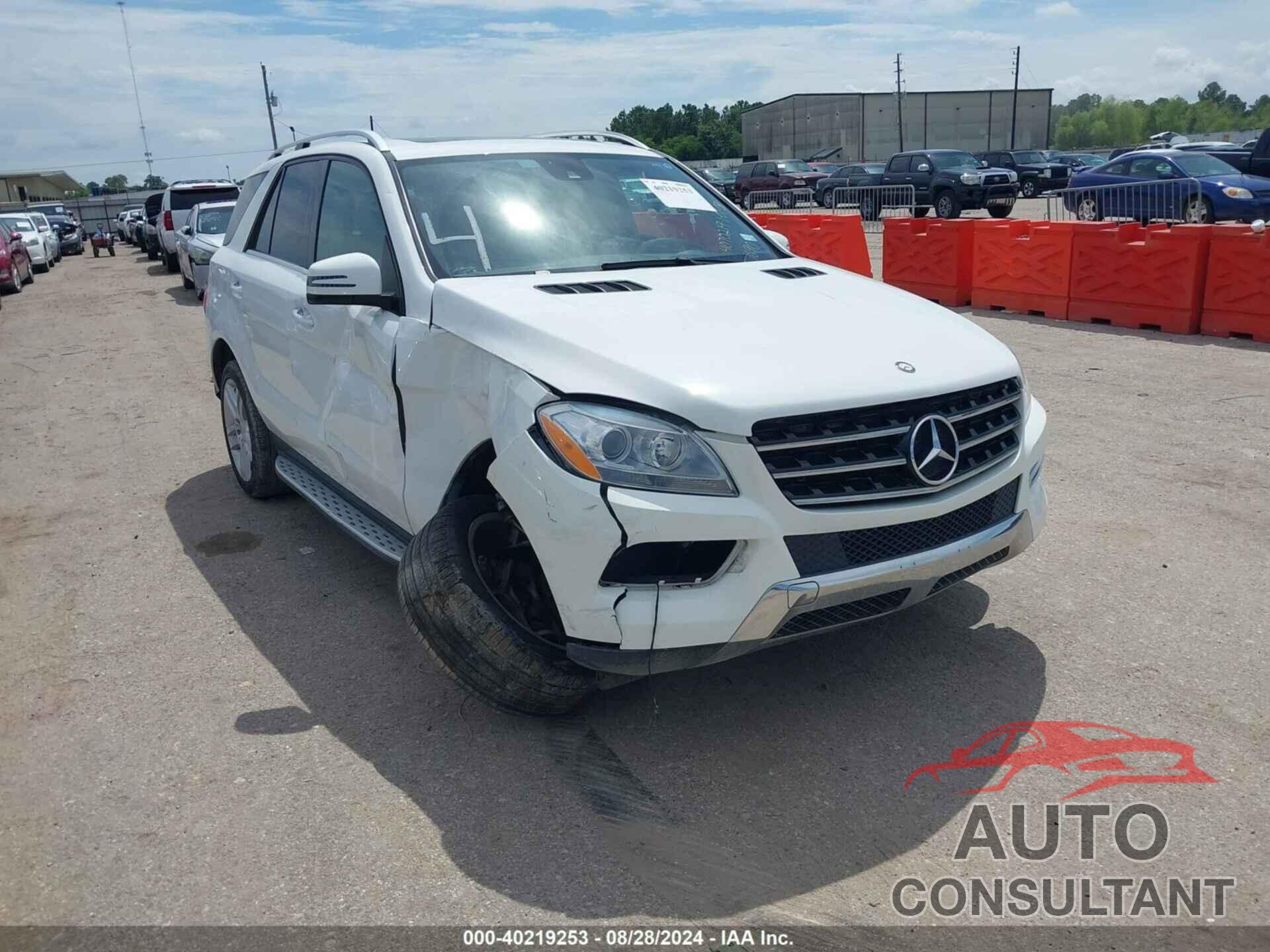 MERCEDES-BENZ ML 350 2014 - 4JGDA5JB3EA311690
