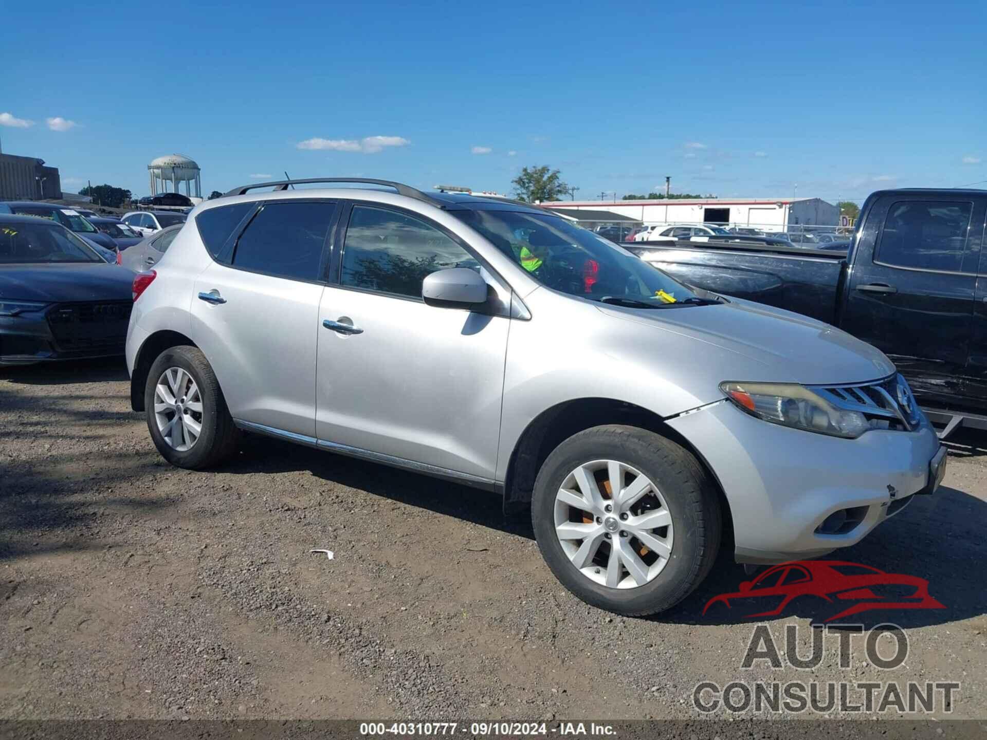 NISSAN MURANO 2012 - JN8AZ1MW9CW212318