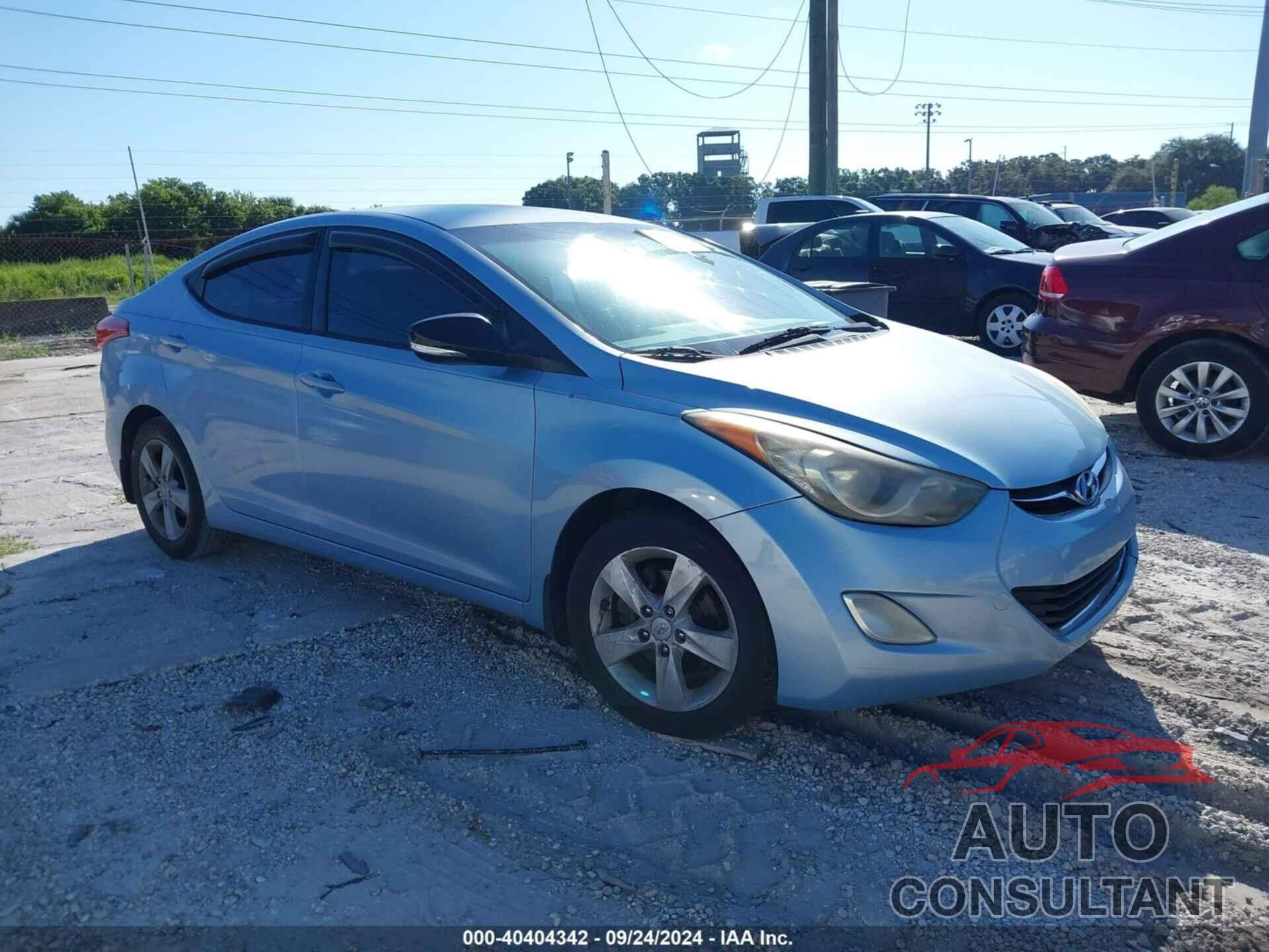 HYUNDAI ELANTRA 2012 - KMHDH4AE2CU468025