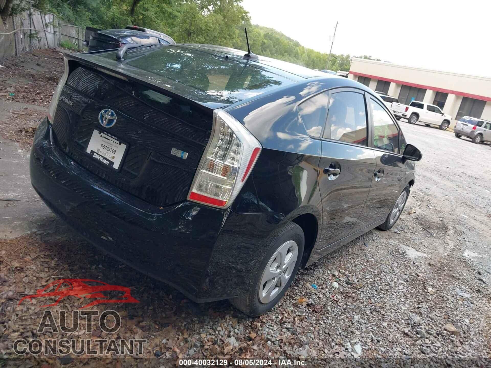 TOYOTA PRIUS 2011 - JTDKN3DU5B0249972