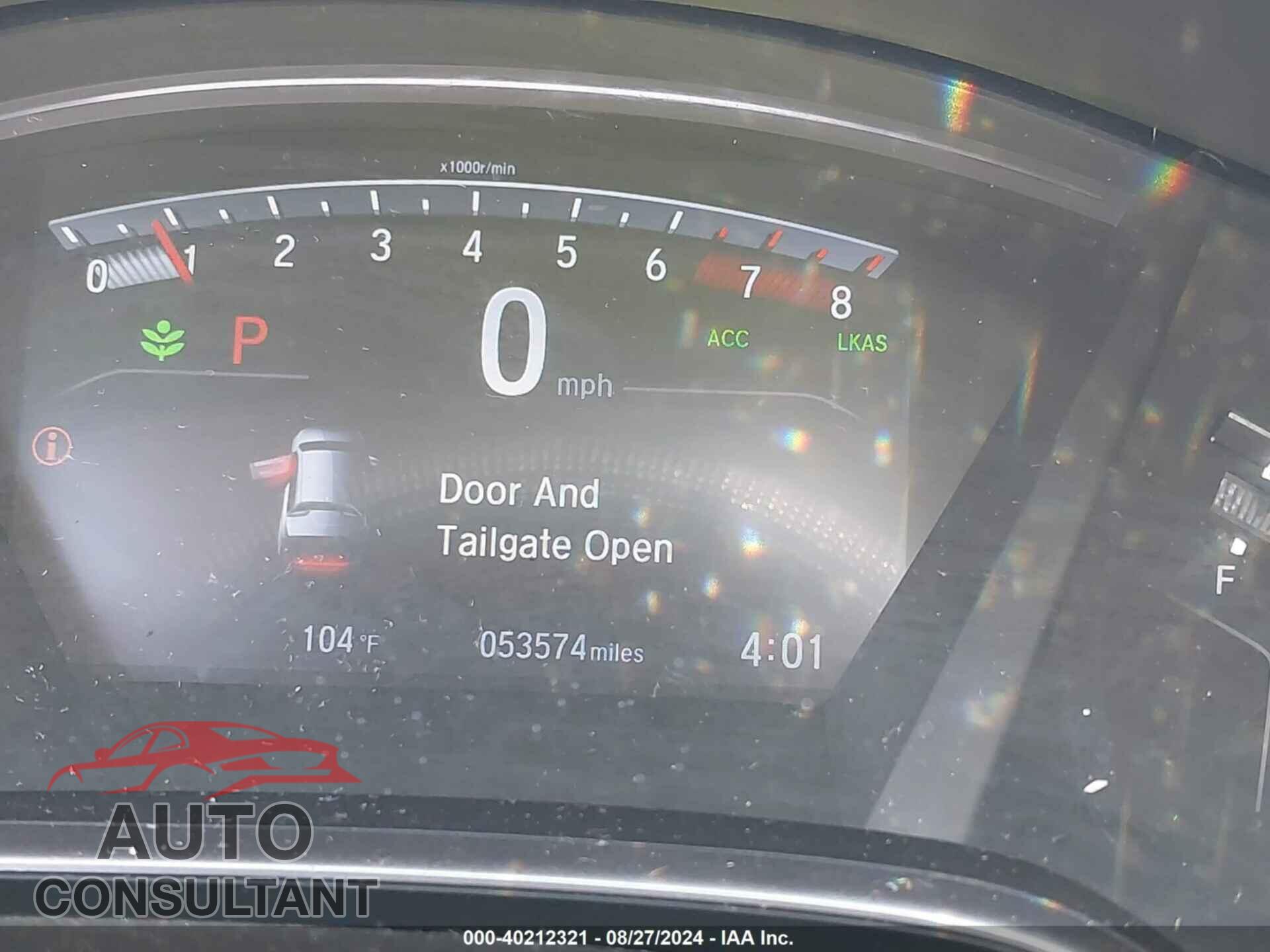 HONDA CR-V 2019 - 5J6RW2H52KL013216