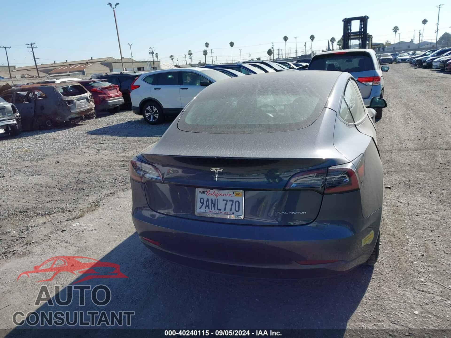 TESLA MODEL 3 2022 - 5YJ3E1EB2NF206928
