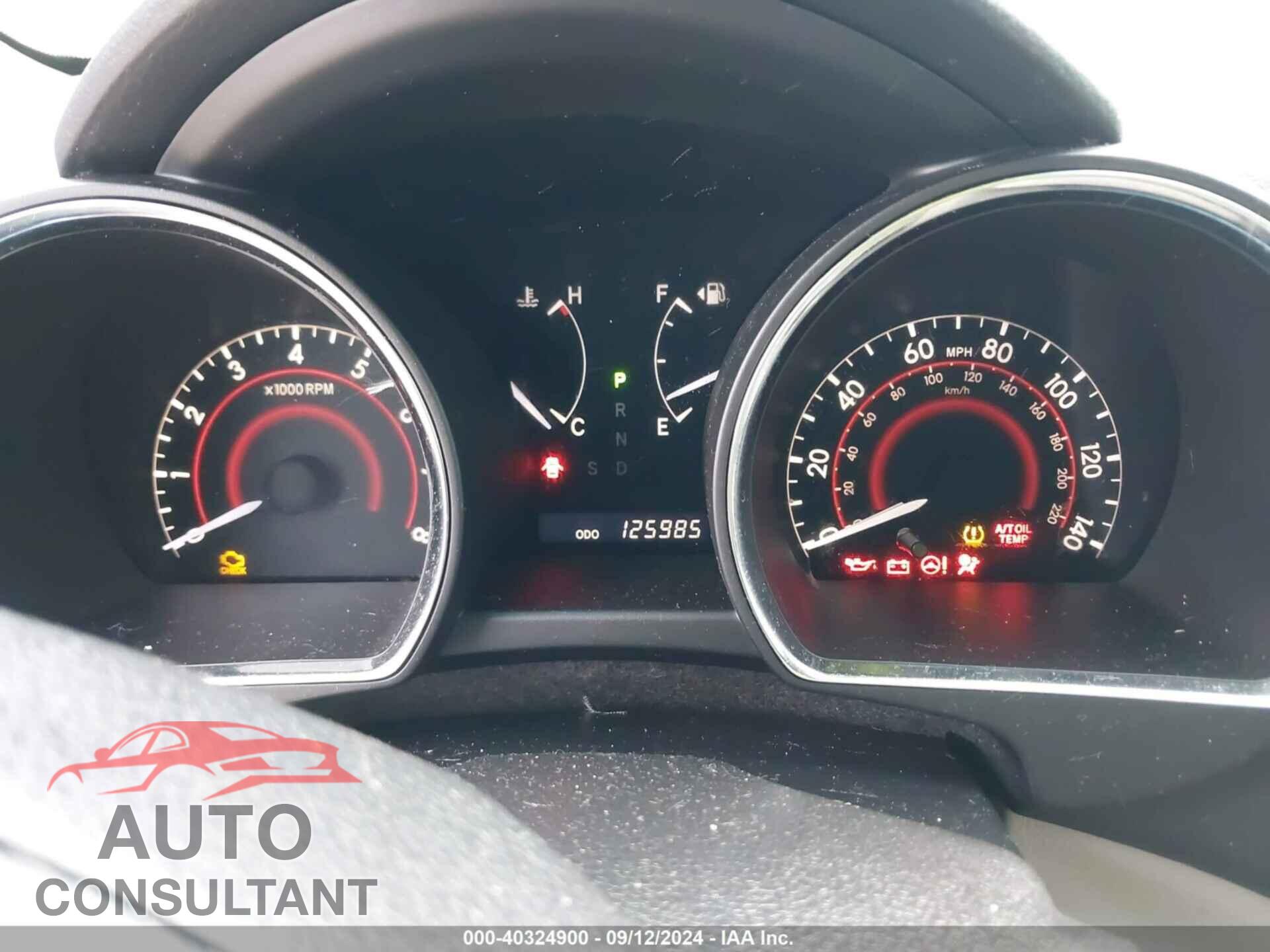 TOYOTA HIGHLANDER 2012 - 5TDZA3EH7CS017917