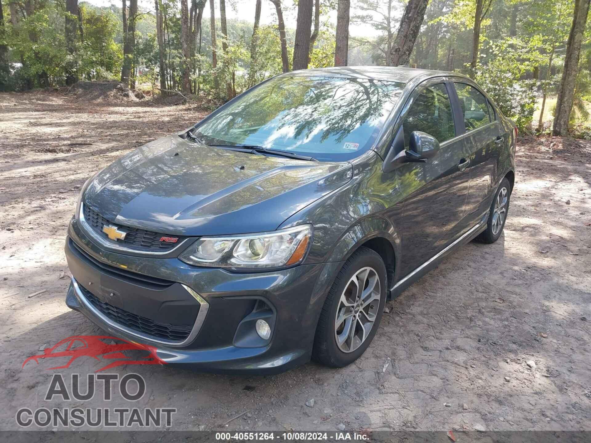 CHEVROLET SONIC 2017 - 1G1JD5SH6H4157666