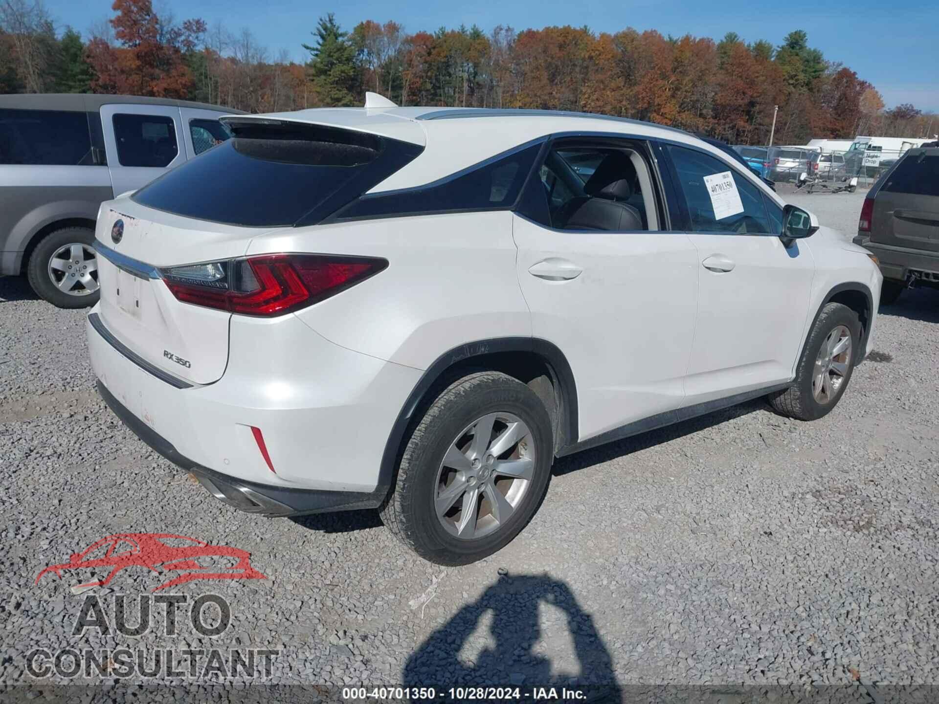 LEXUS RX 350 2017 - 2T2BZMCA4HC100870
