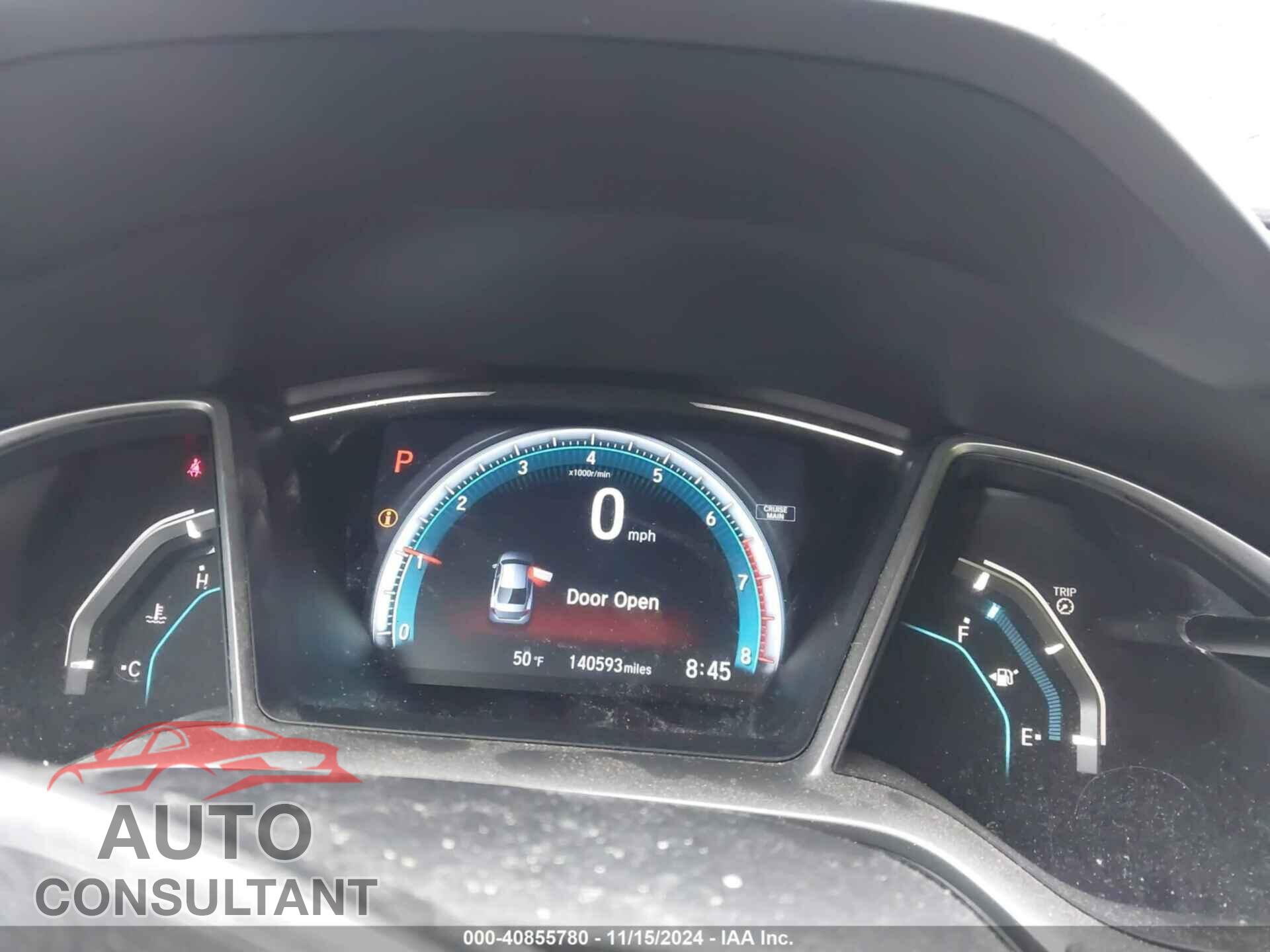HONDA CIVIC 2016 - 19XFC1F71GE202083