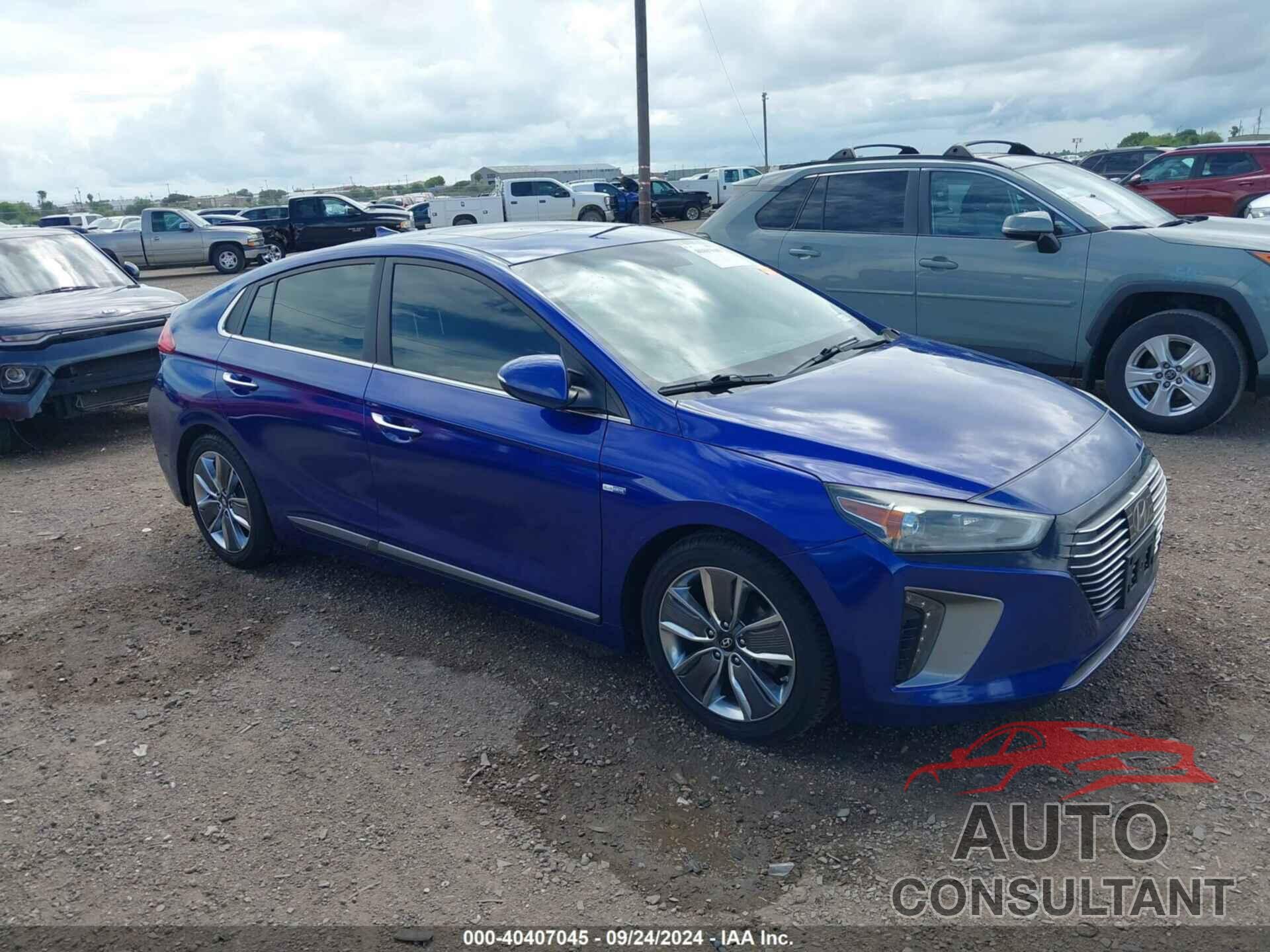 HYUNDAI IONIQ HYBRID 2019 - KMHC05LC2KU124911