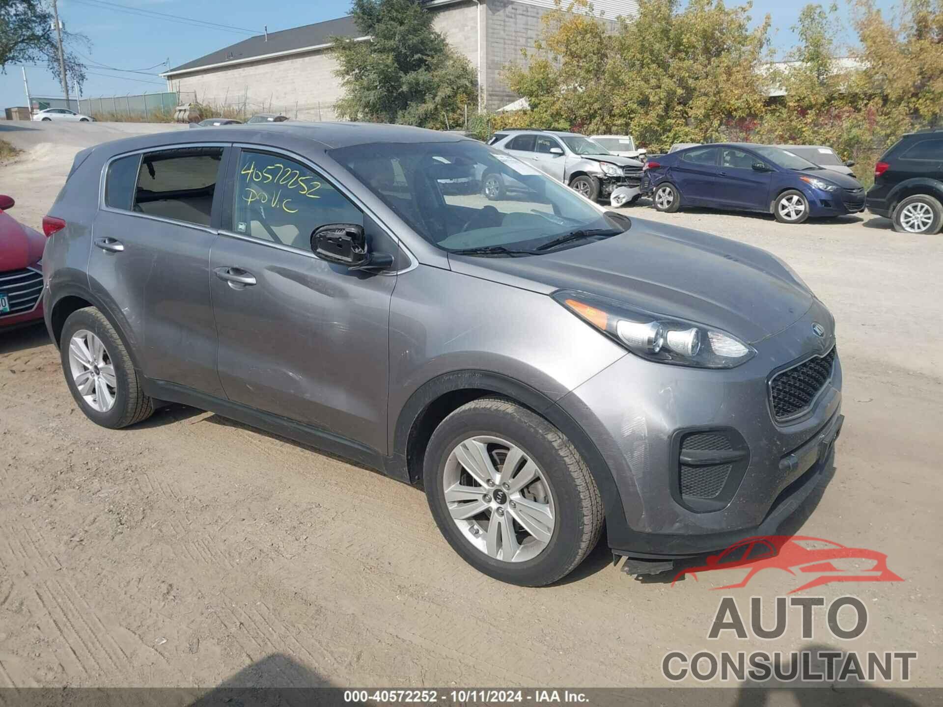 KIA SPORTAGE 2017 - KNDPM3ACXH7047102