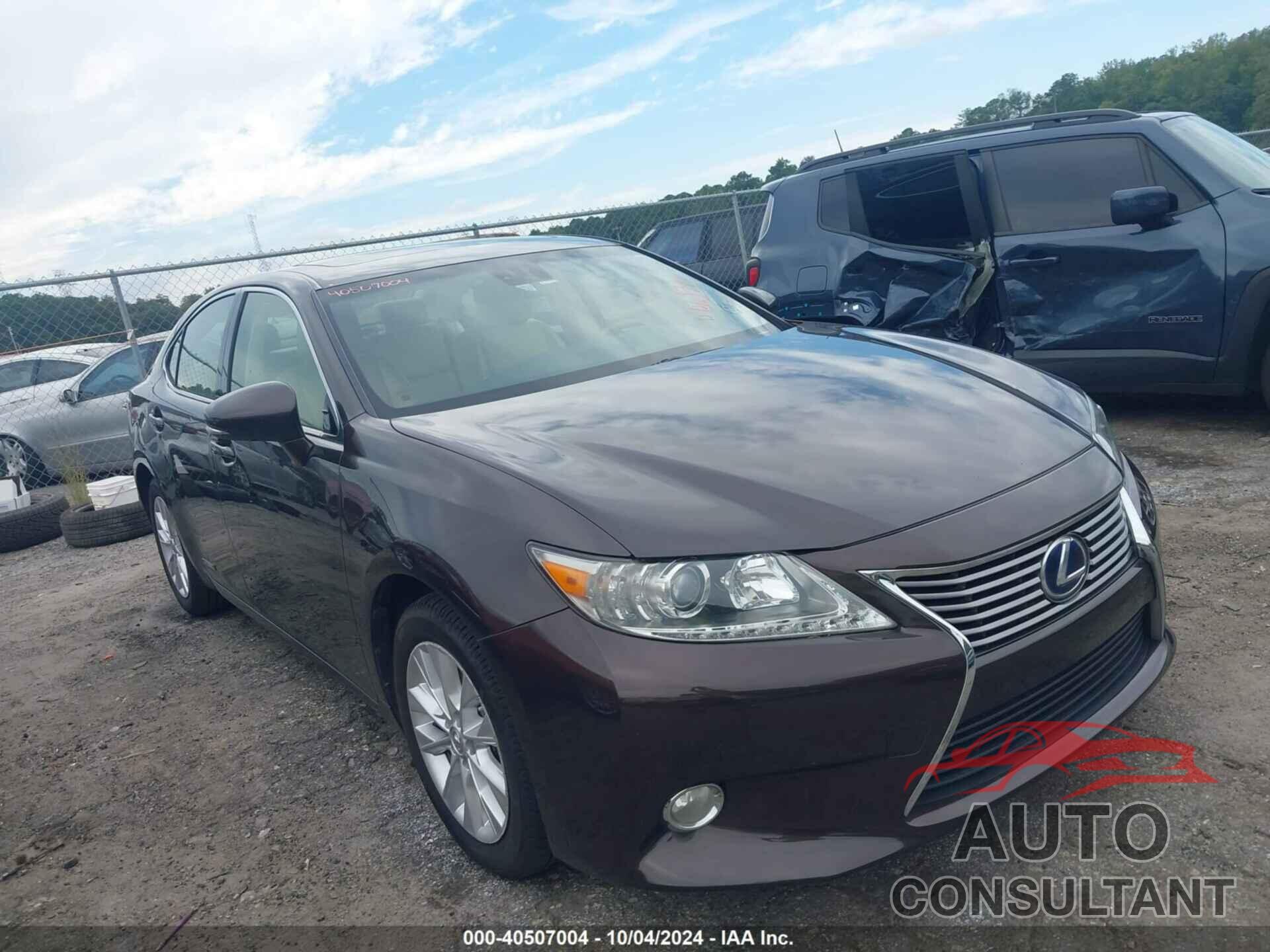 LEXUS ES 300H 2013 - JTHBW1GG4D2006974