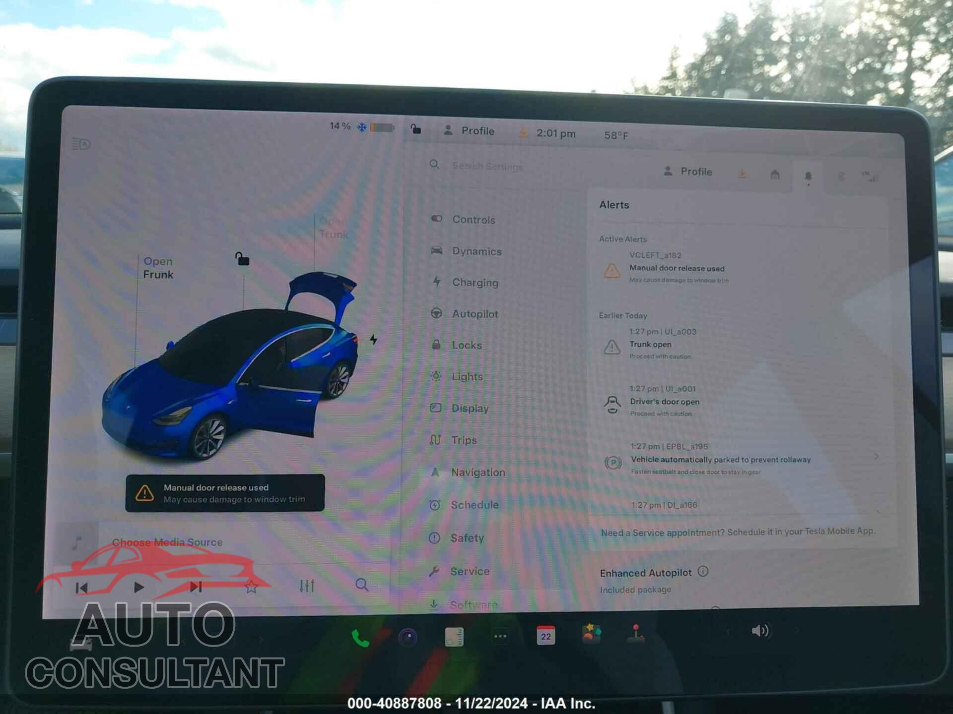 TESLA MODEL 3 2018 - 5YJ3E1EB3JF185520