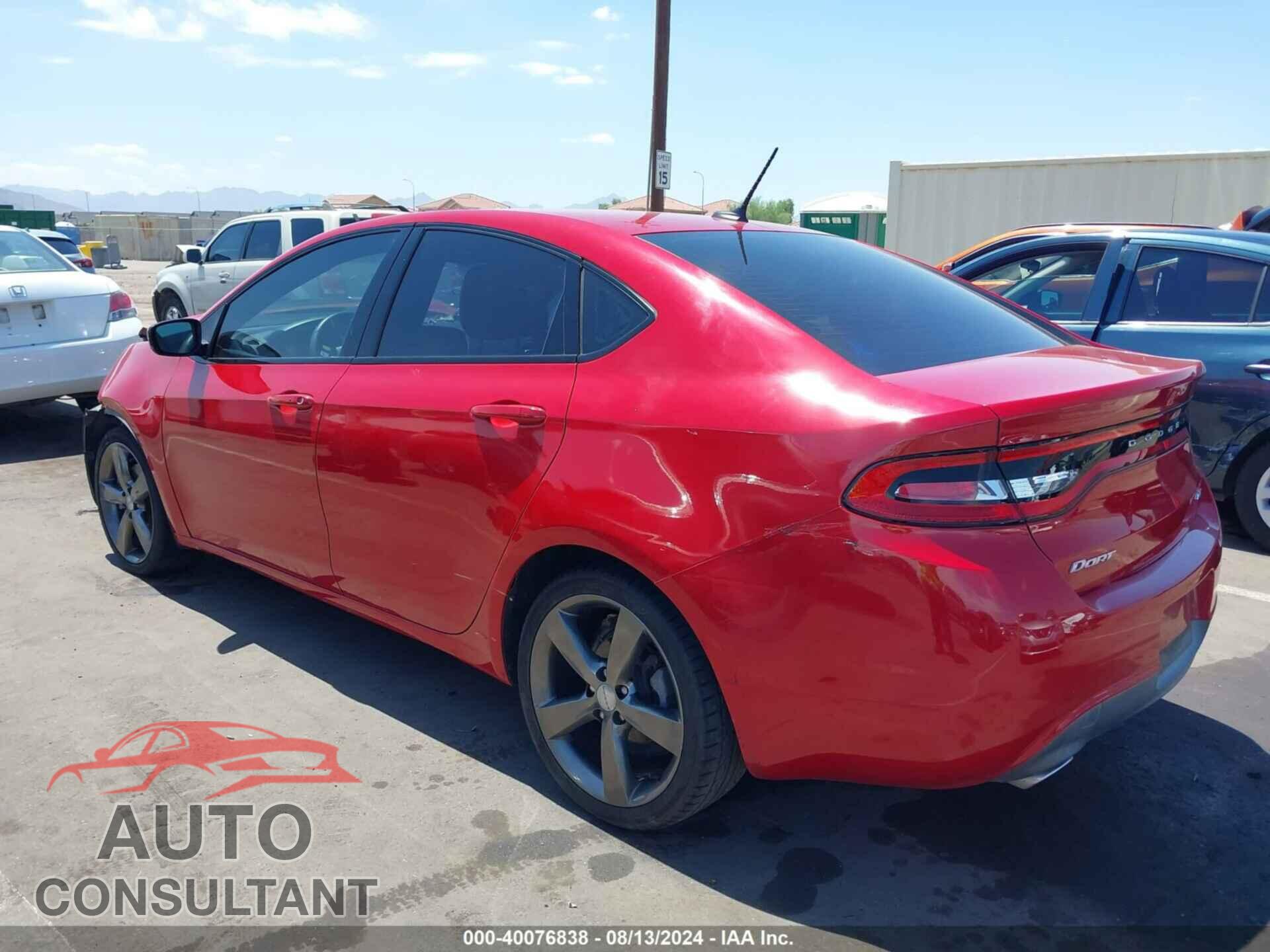 DODGE DART 2016 - 1C3CDFEBXGD593176