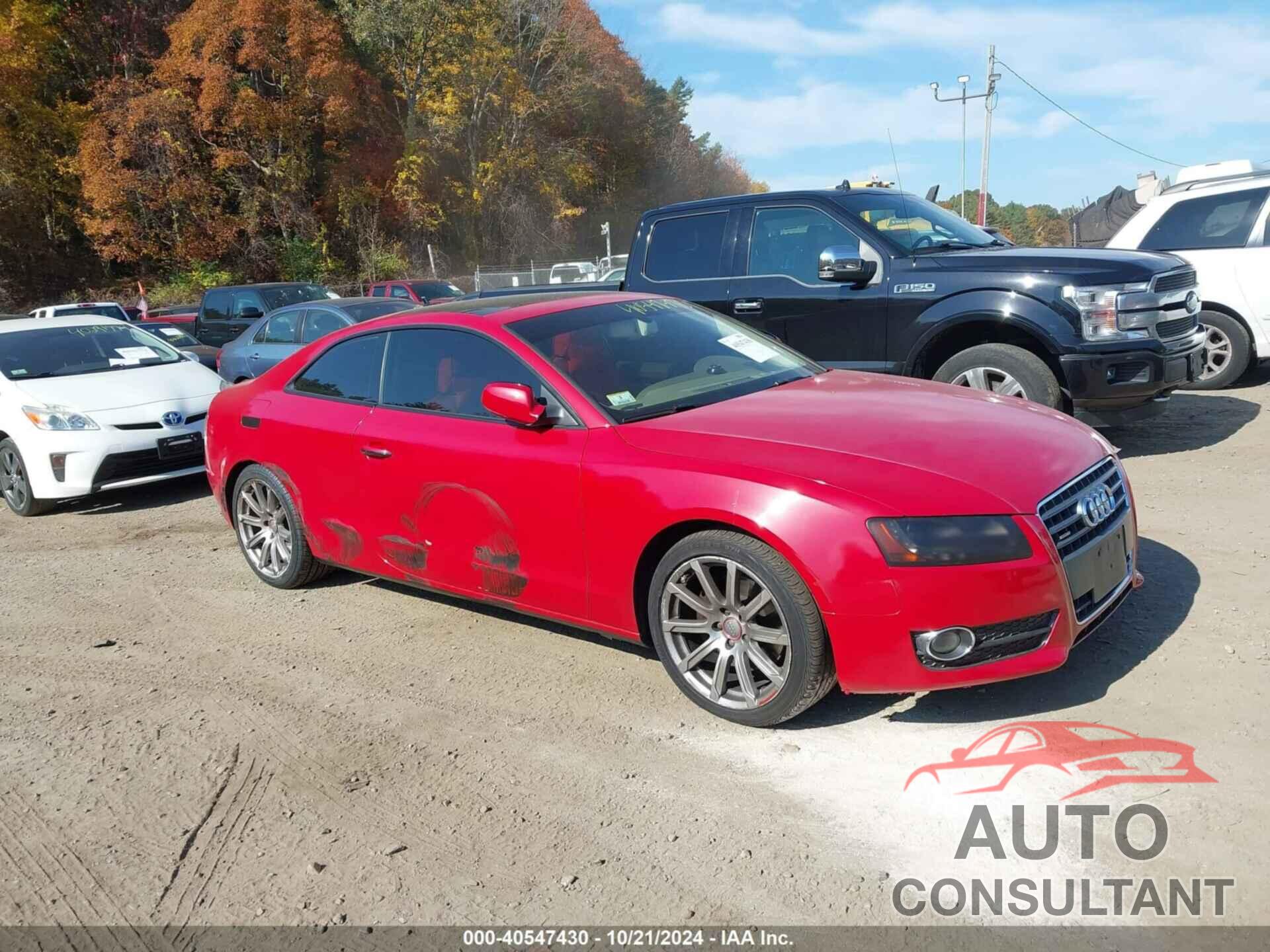 AUDI A5 2011 - WAUVFAFR7BA040943