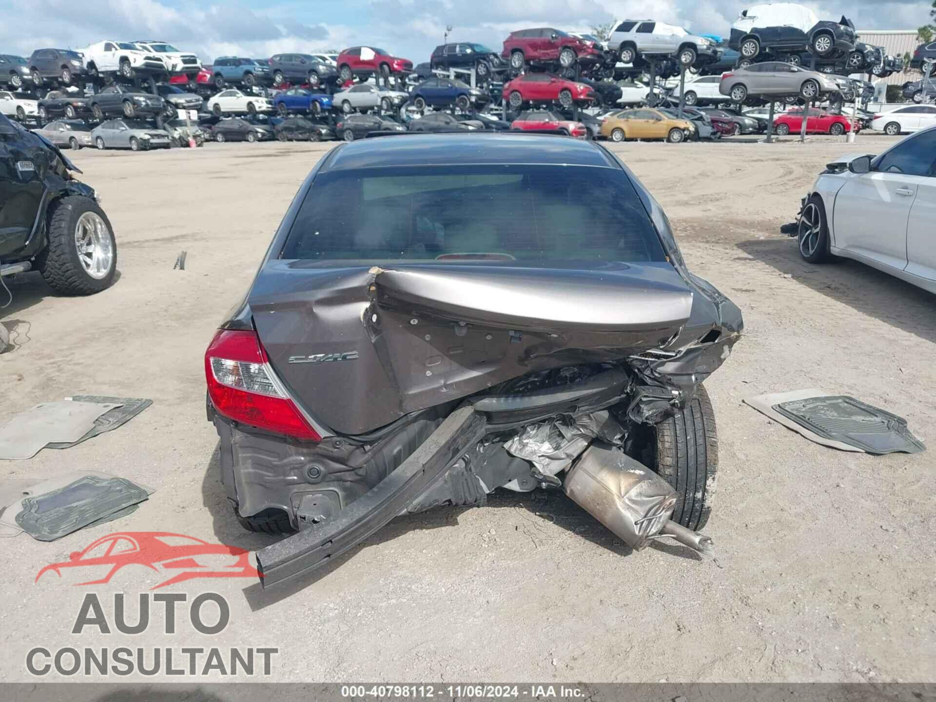 HONDA CIVIC 2012 - 19XFB2F90CE004096