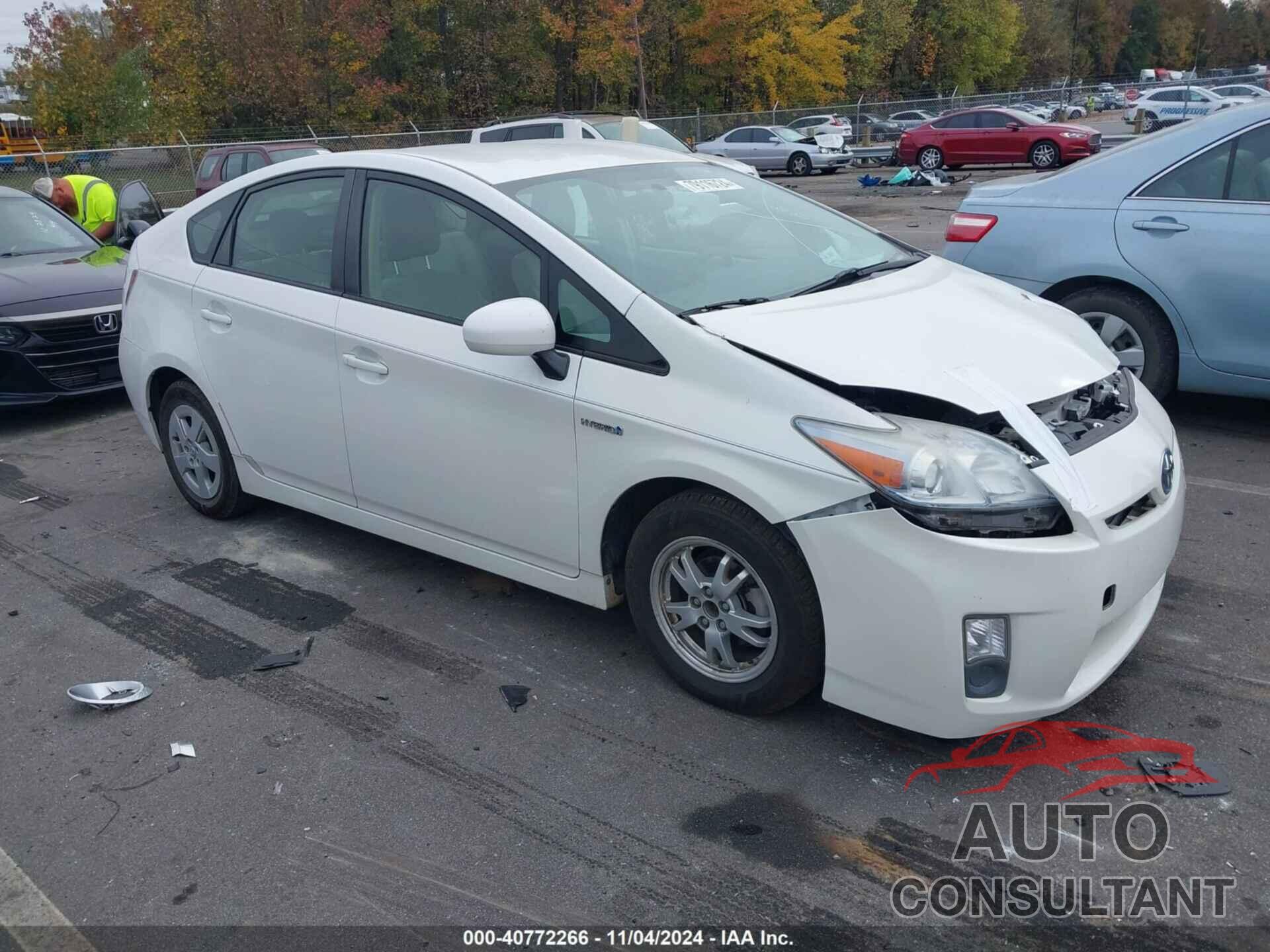 TOYOTA PRIUS 2011 - JTDKN3DU9B5346563