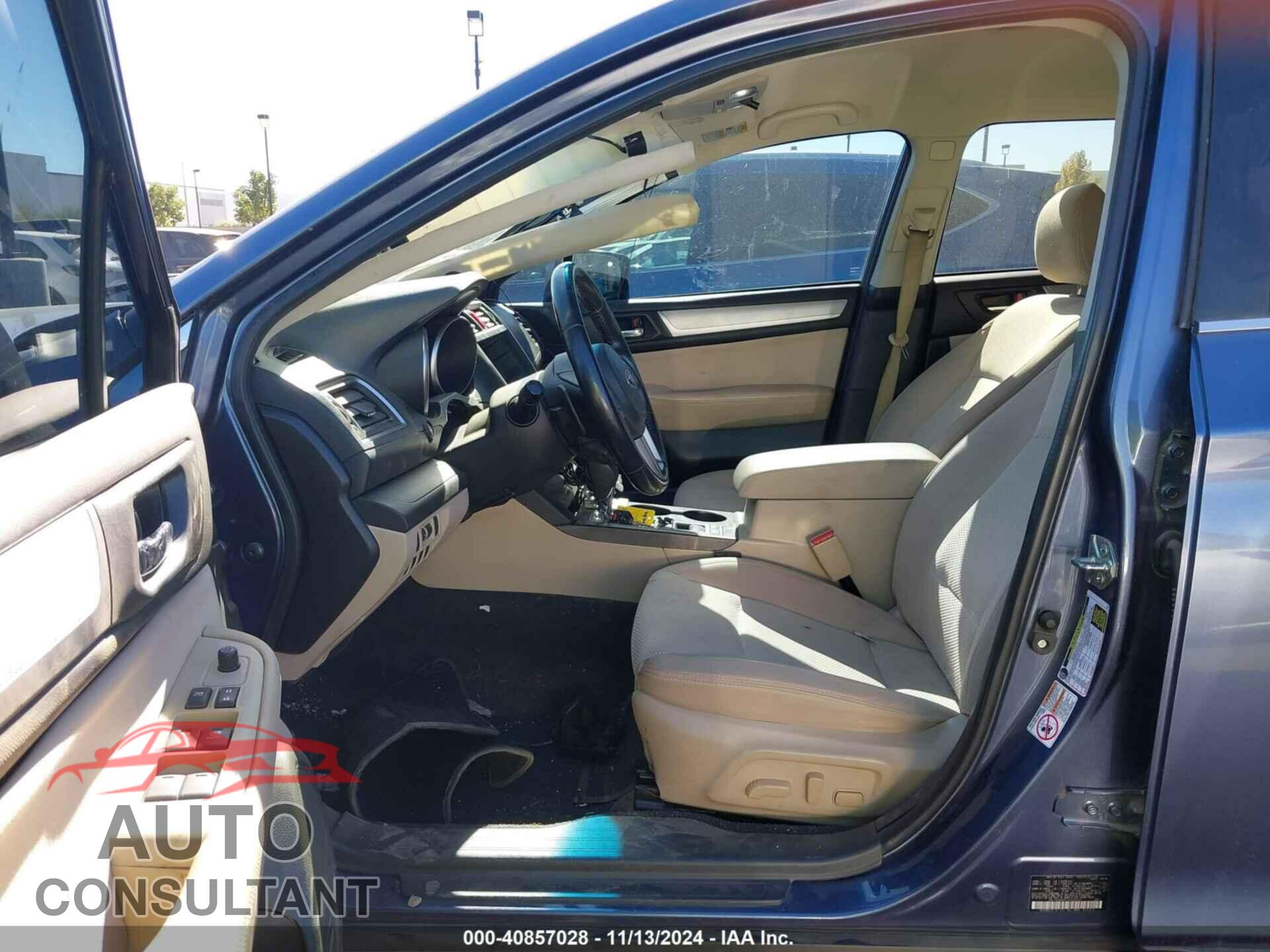 SUBARU OUTBACK 2017 - 4S4BSACC7H3284165