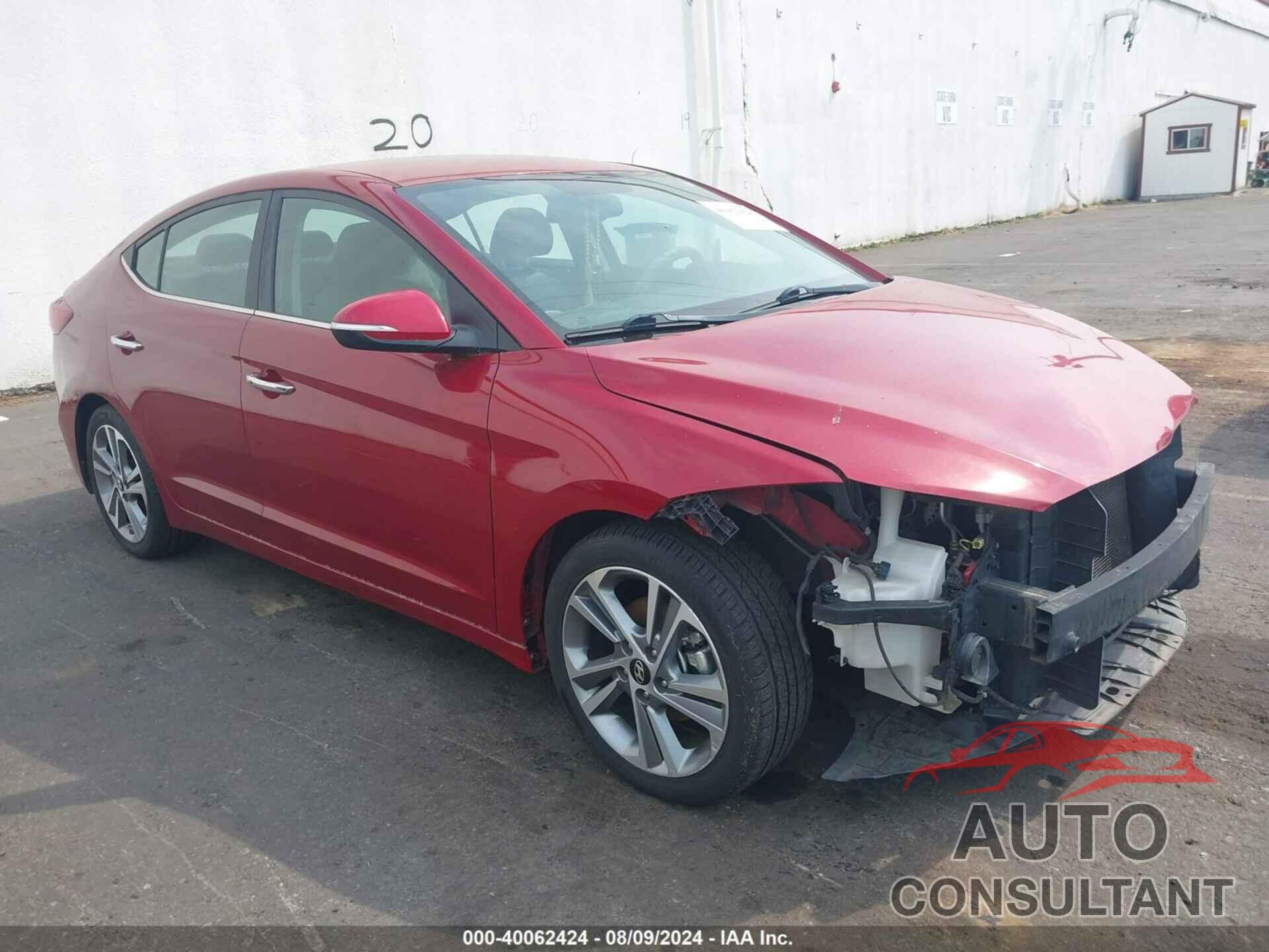 HYUNDAI ELANTRA 2017 - KMHD84LF8HU359520