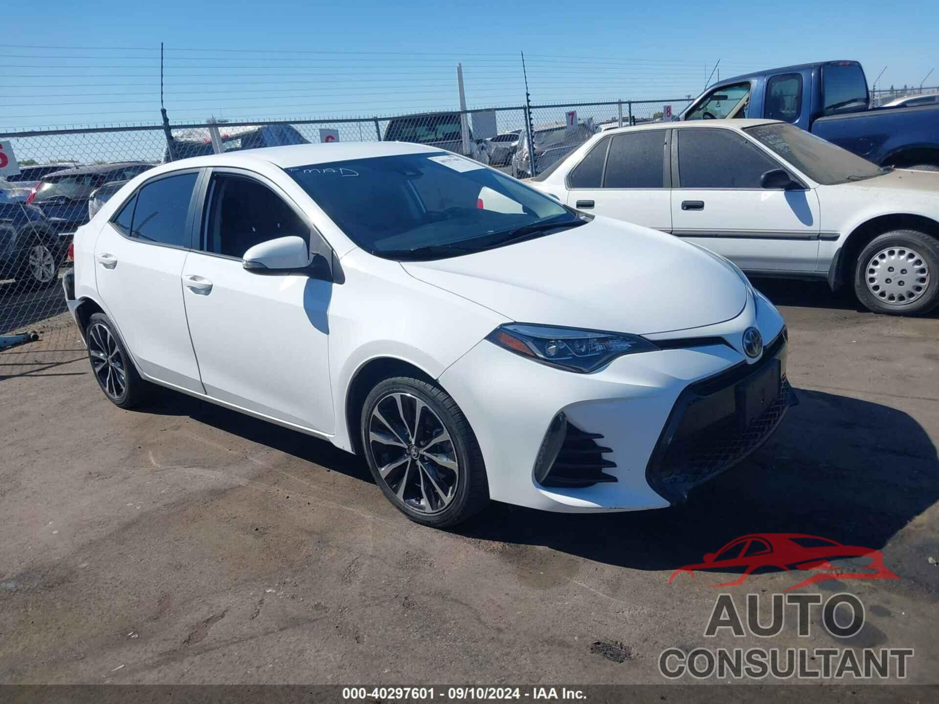 TOYOTA COROLLA 2018 - 2T1BURHE2JC030139