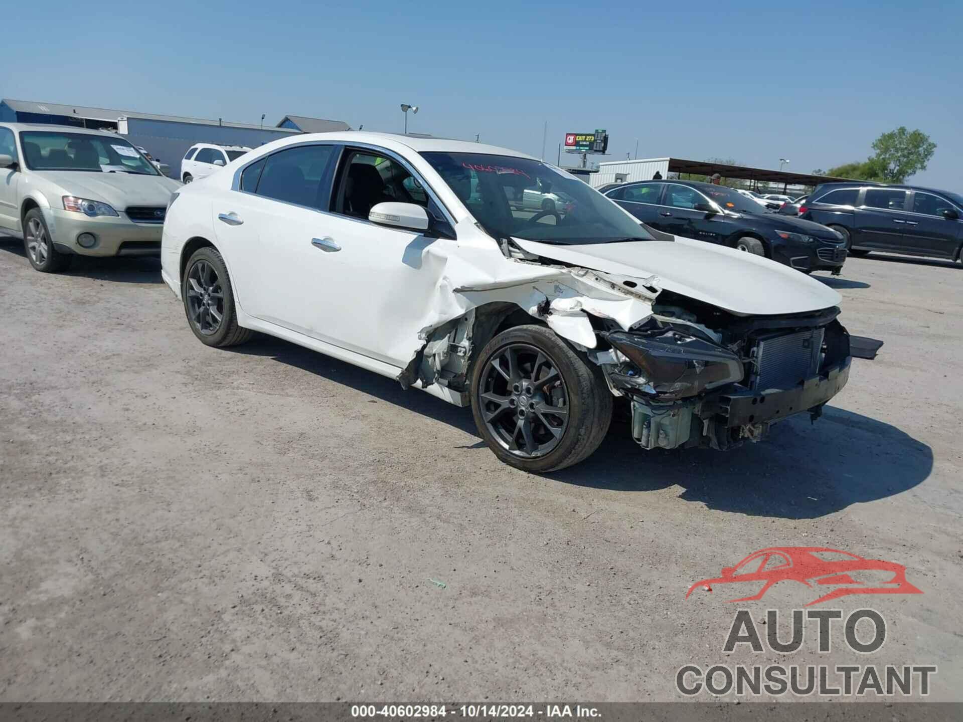 NISSAN MAXIMA 2012 - 1N4AA5AP3CC801072