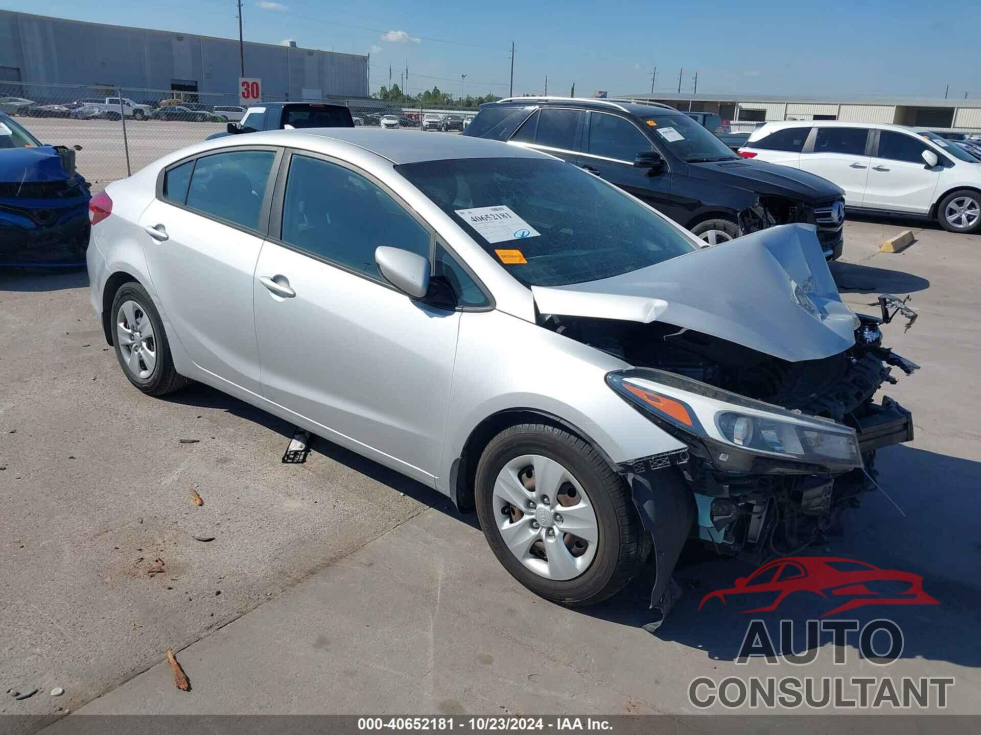 KIA FORTE 2017 - 3KPFL4A76HE077883