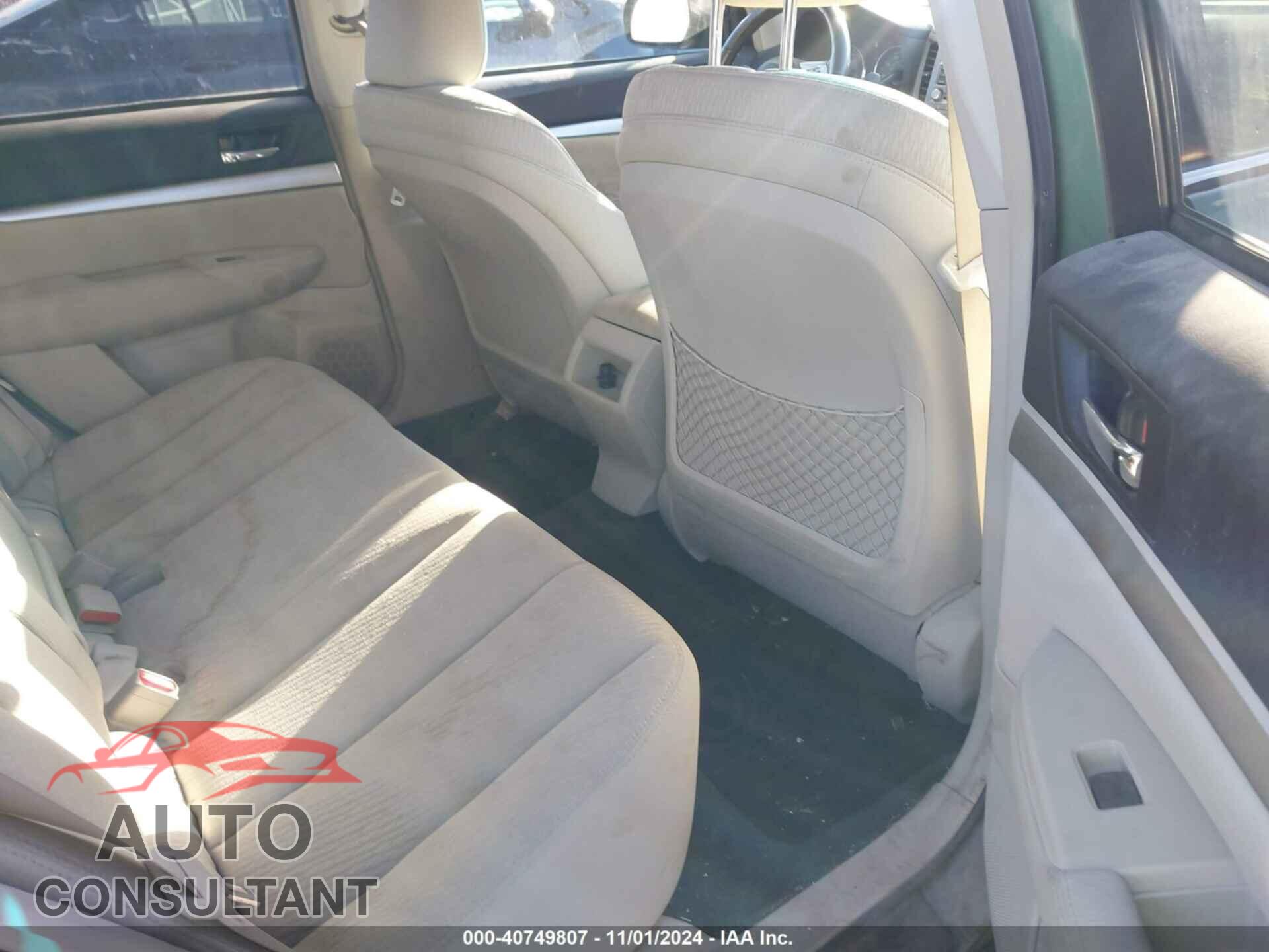 SUBARU OUTBACK 2010 - 4S4BRBGC7A3374689