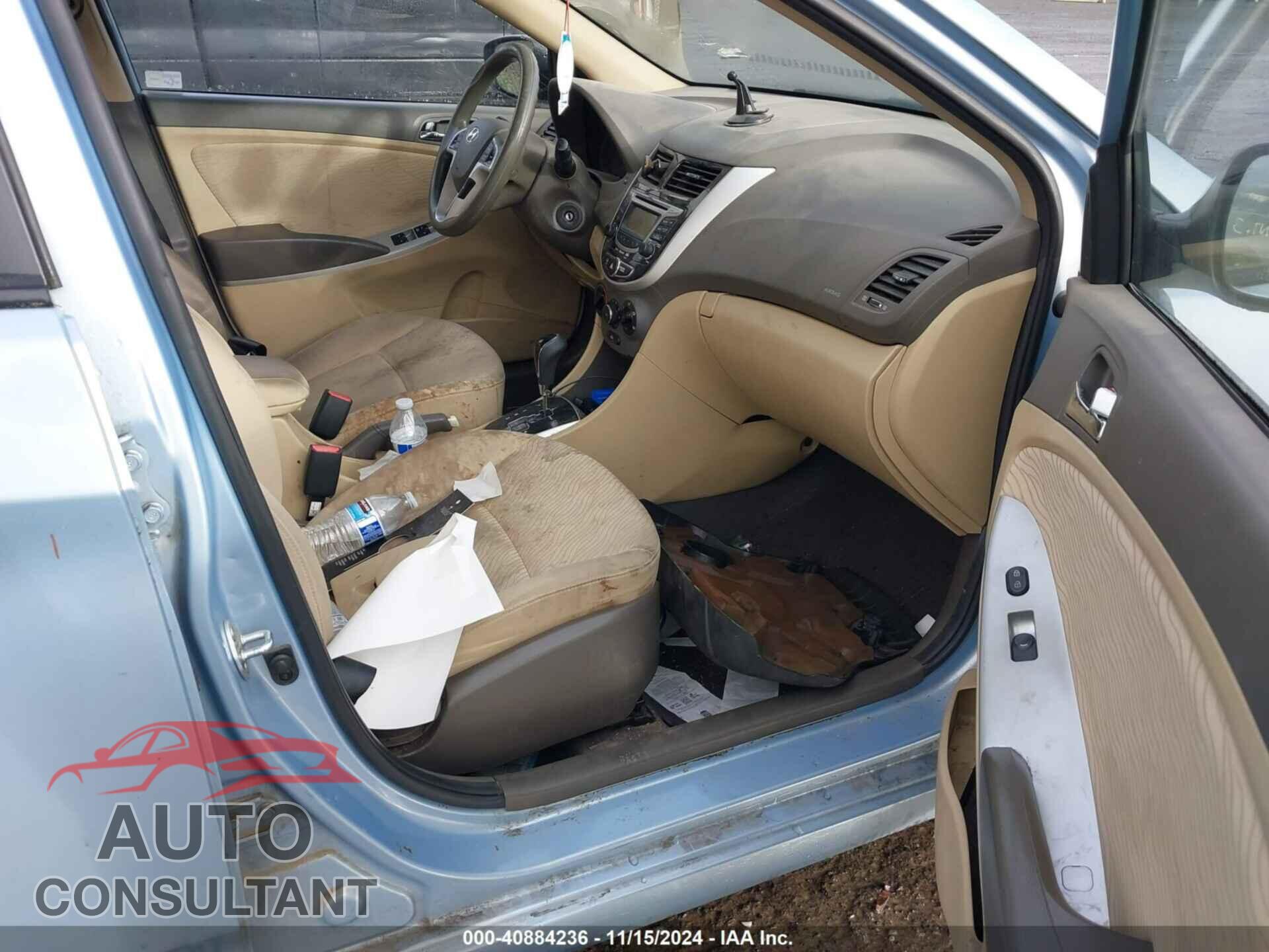HYUNDAI ACCENT 2013 - KMHCU4AE2DU461665