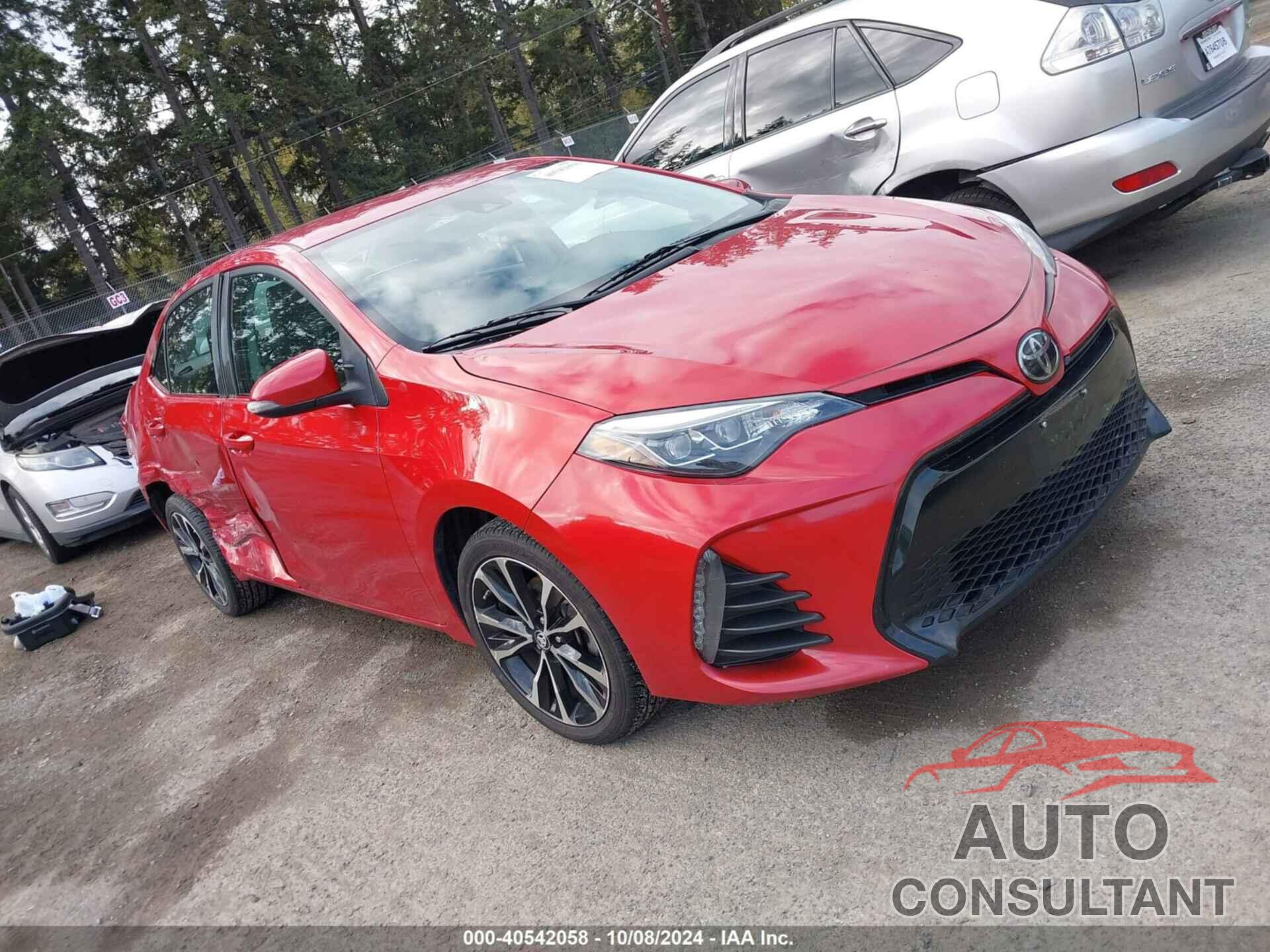 TOYOTA COROLLA 2019 - 2T1BURHE1KC230267