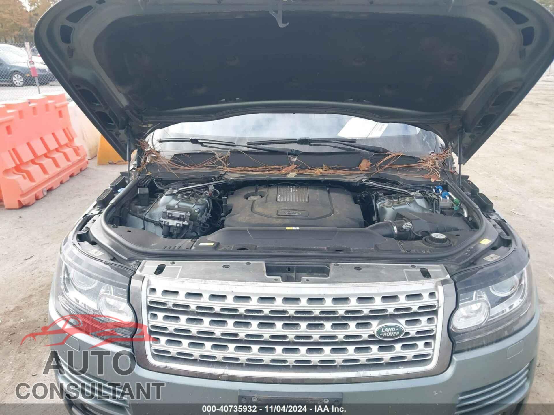 LAND ROVER RANGE ROVER 2017 - SALGS2FKXHA357391
