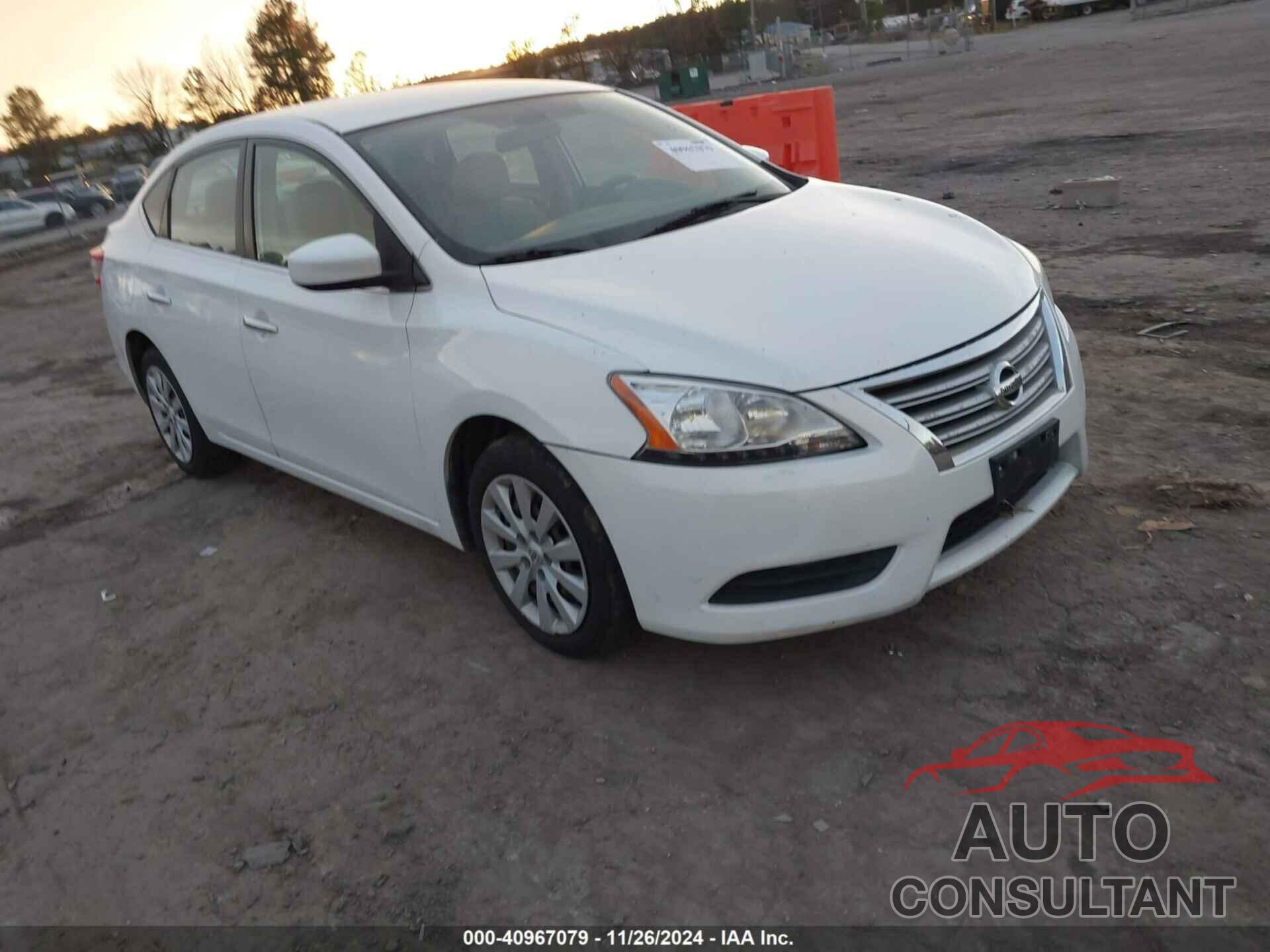 NISSAN SENTRA 2013 - 3N1AB7AP9DL562297