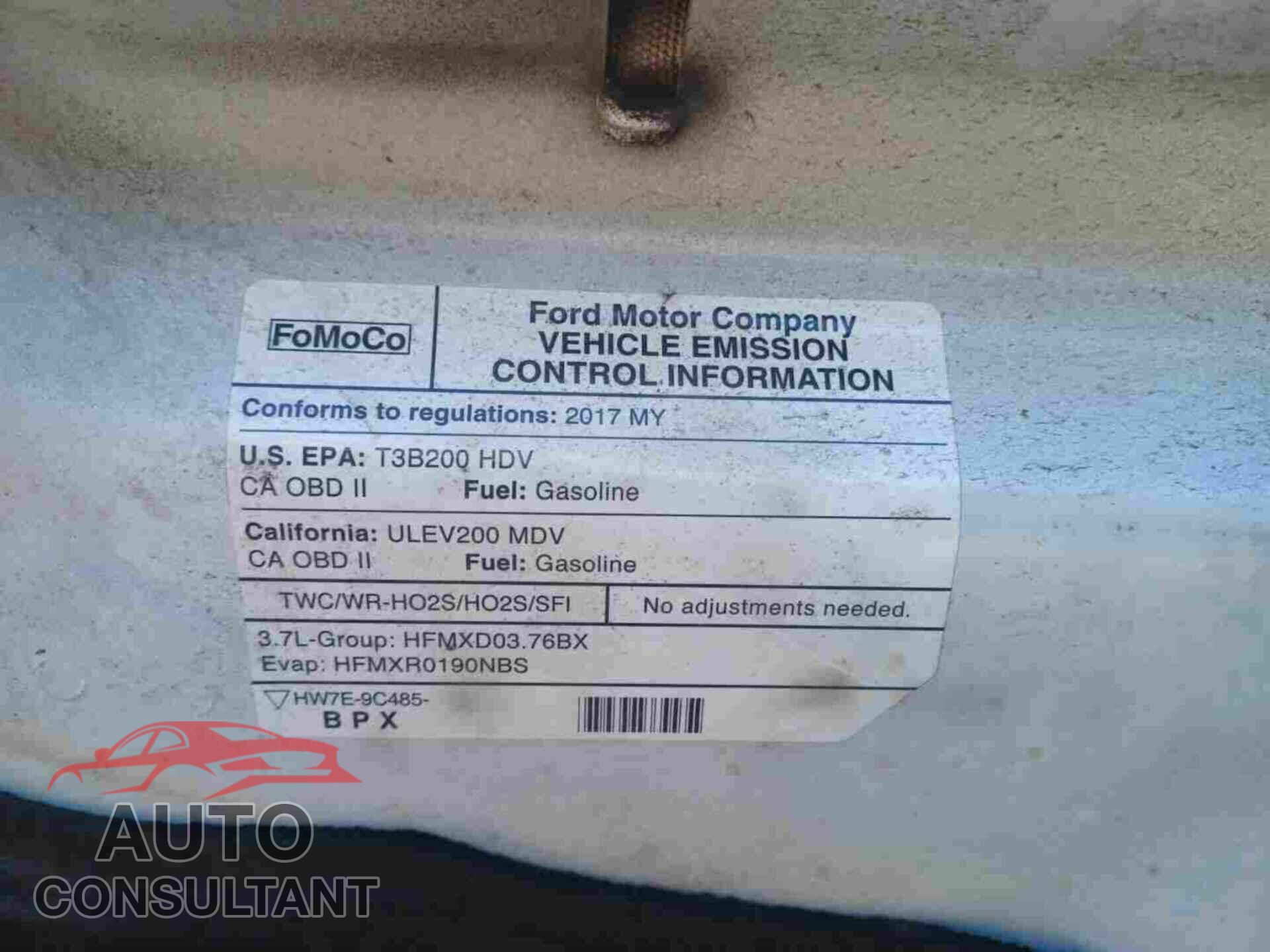 FORD TRANSIT 2017 - 1FTYR1YM4HKB33236