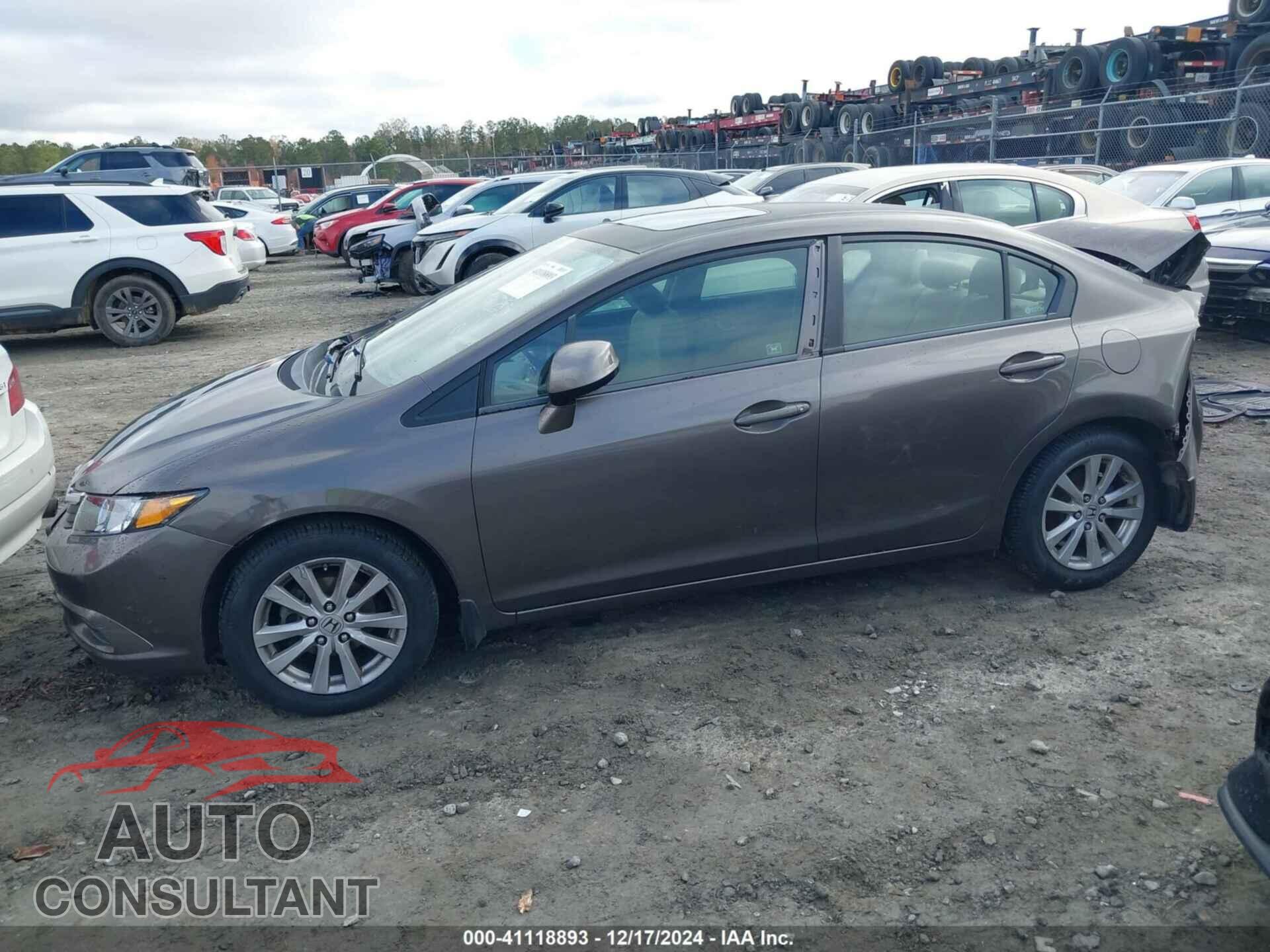 HONDA CIVIC 2012 - 2HGFB2F87CH567062