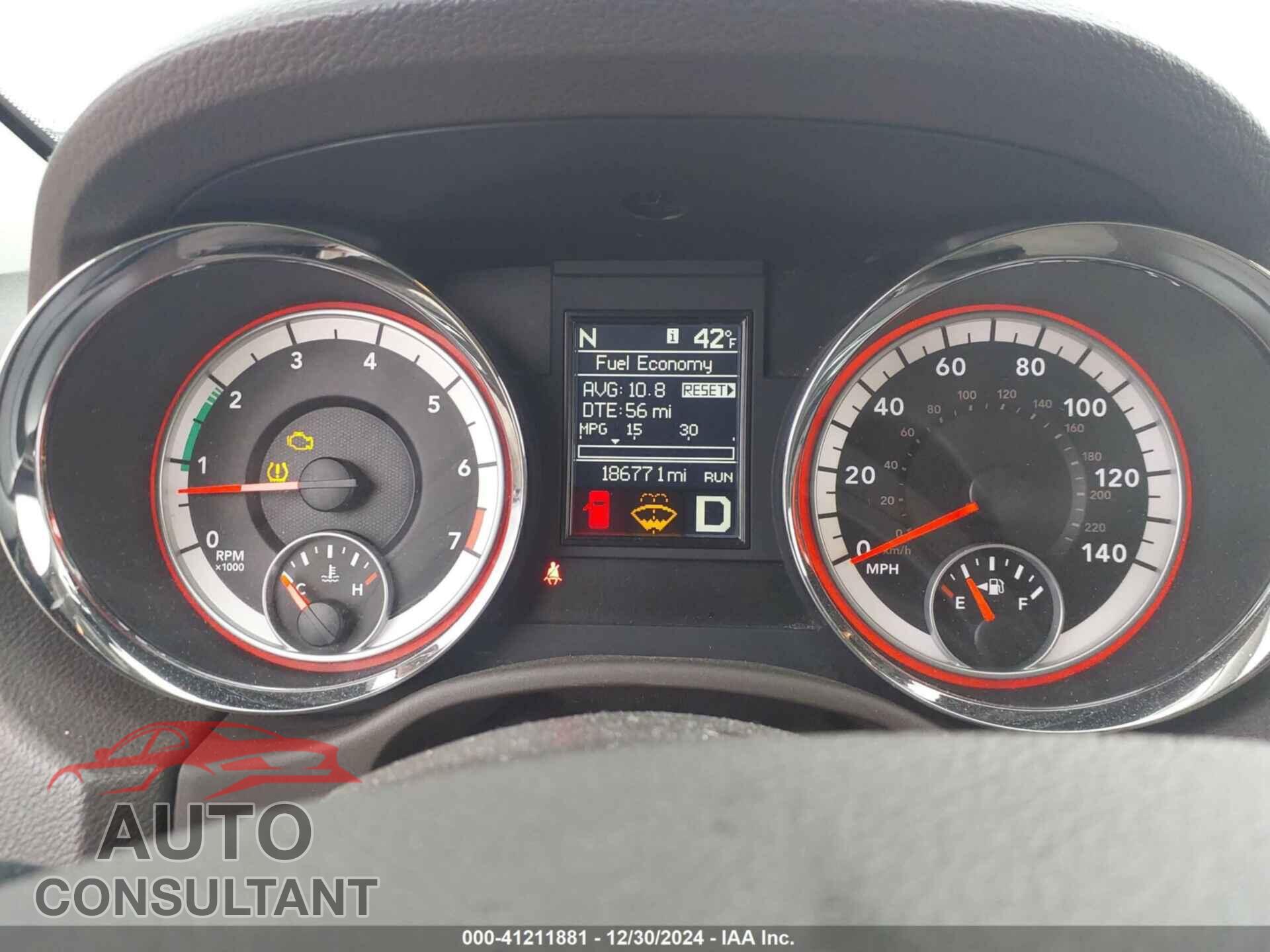 DODGE DURANGO 2011 - 1D4RE2GG6BC673435
